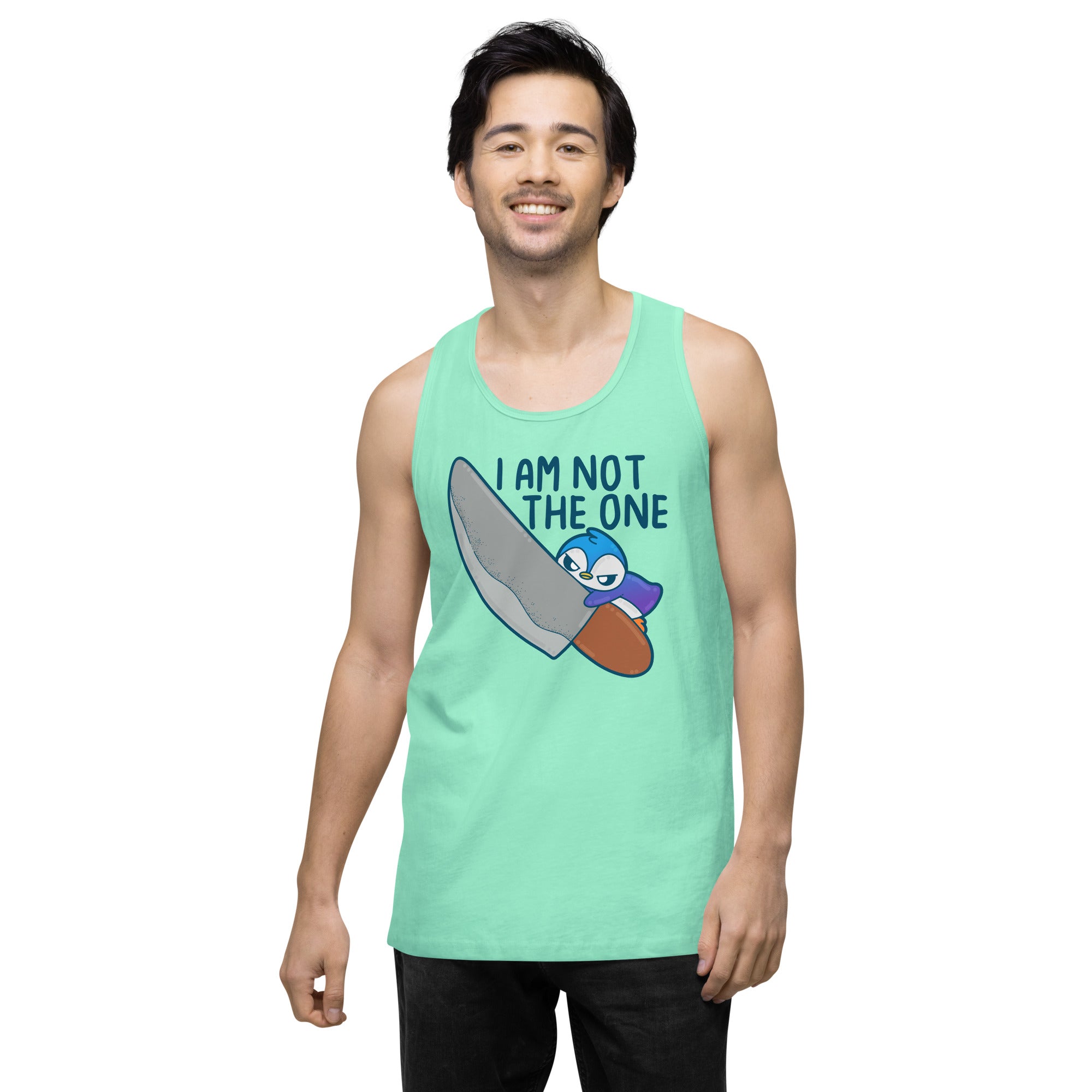 I AM NOT THE ONE - Premium Tank Top - ChubbleGumLLC