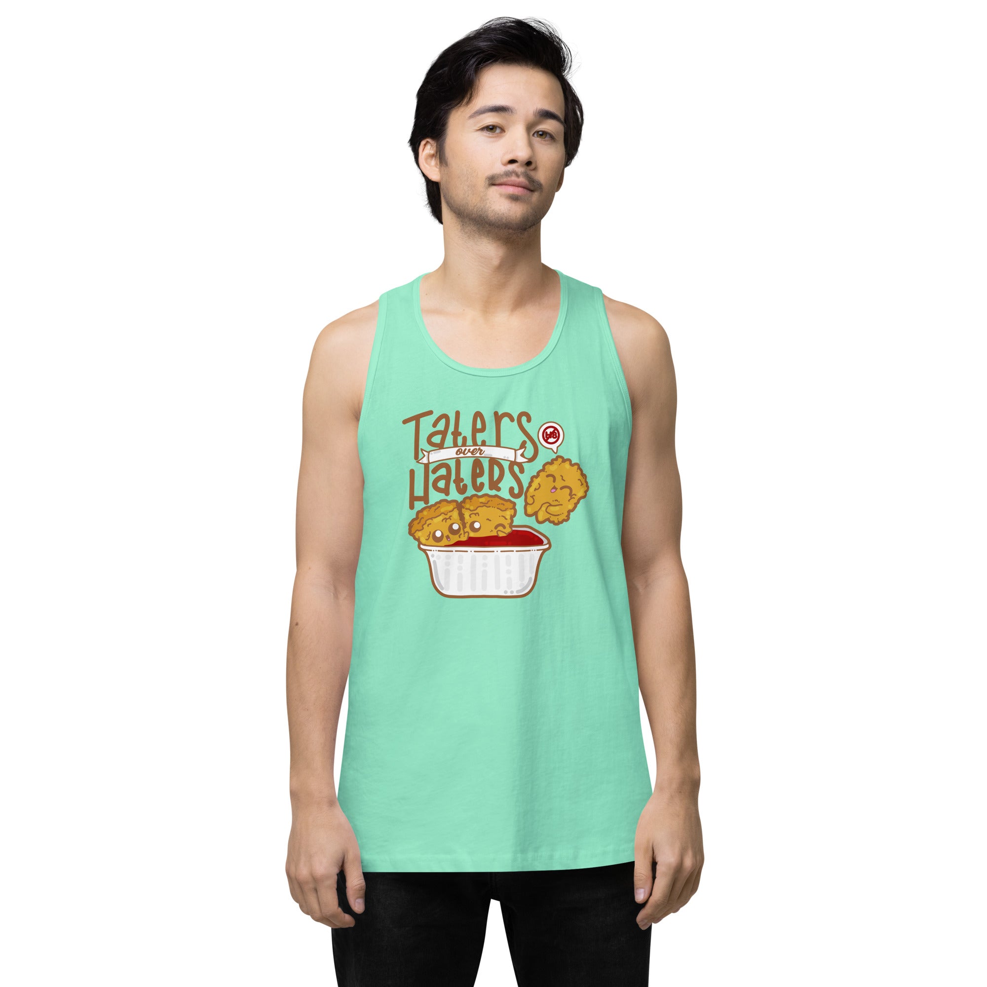 TATERS OVER HATERS - Premium Tank Top - ChubbleGumLLC