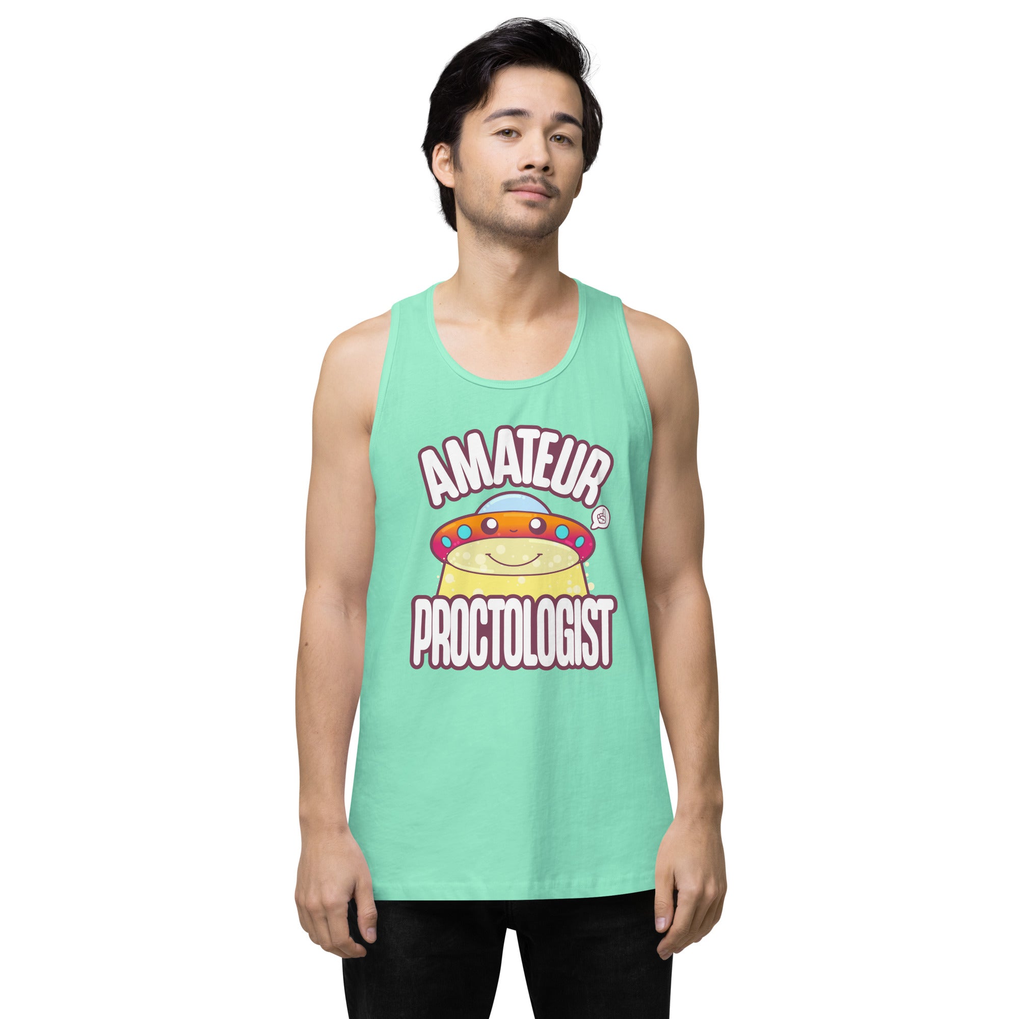 AMATEUR PROCTOLOGIST - Premium Tank Top - ChubbleGumLLC