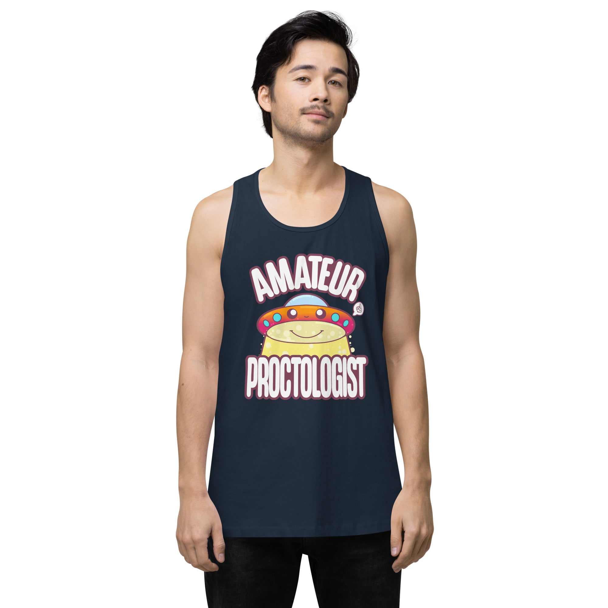 AMATEUR PROCTOLOGIST - Premium Tank Top - ChubbleGumLLC