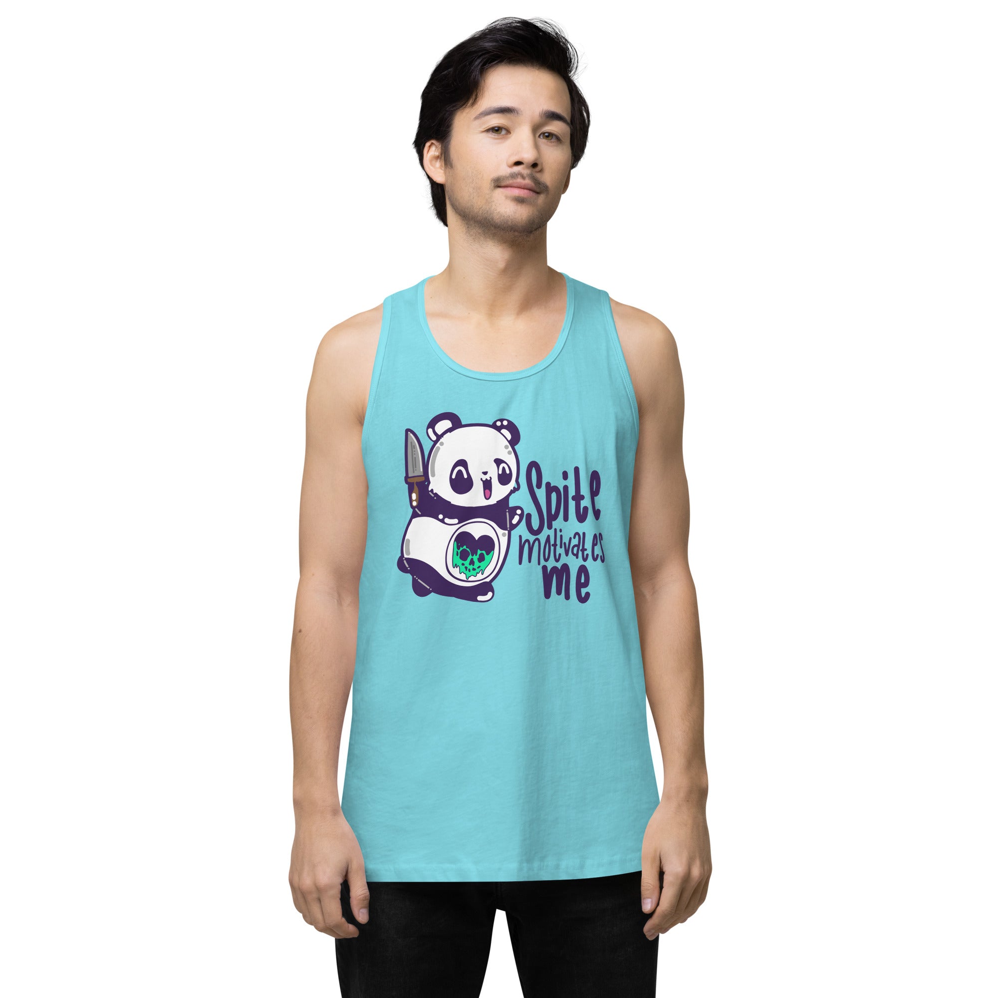 SPITE MOTIVATES ME - Premium Tank Top - ChubbleGumLLC