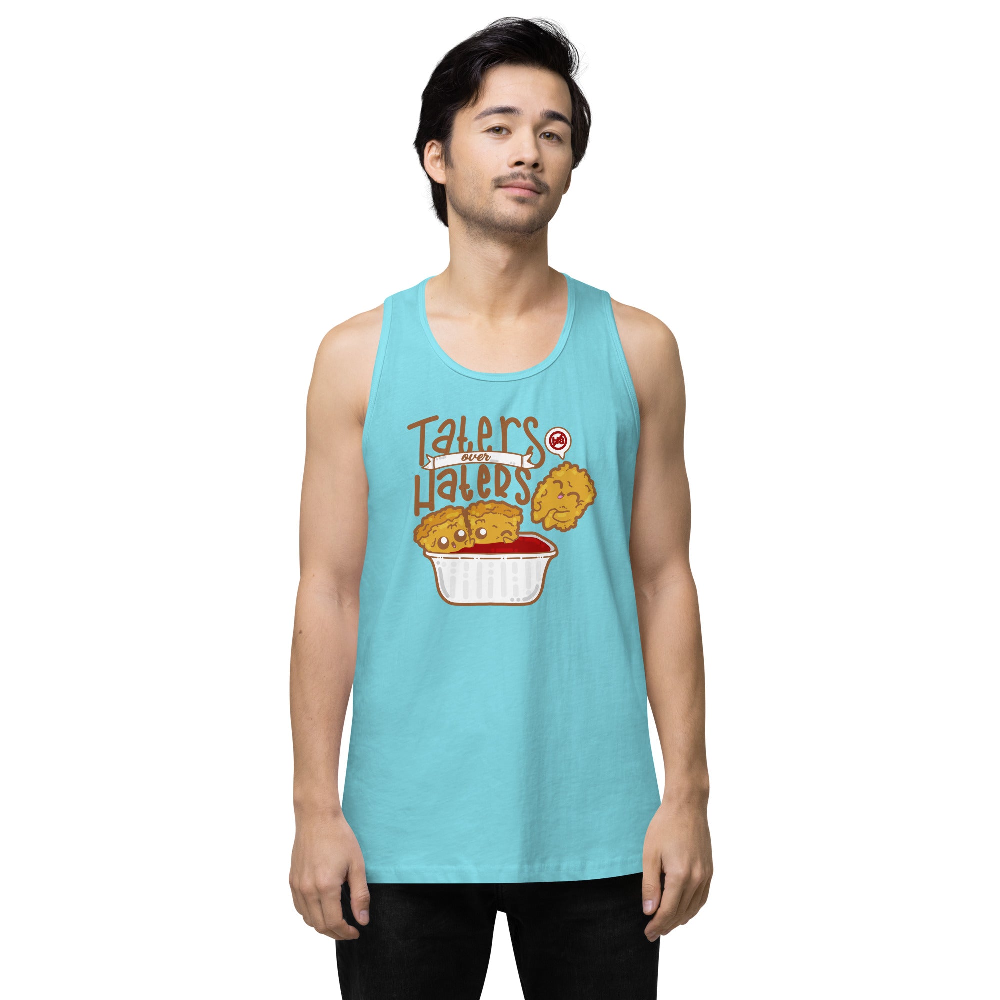 TATERS OVER HATERS - Premium Tank Top - ChubbleGumLLC