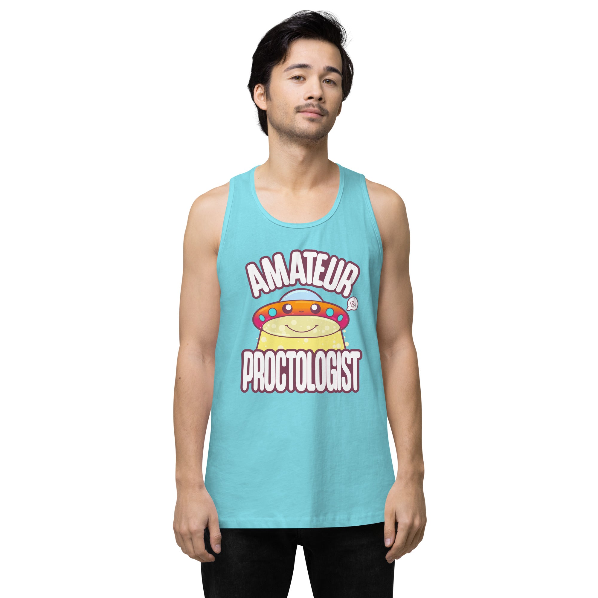 AMATEUR PROCTOLOGIST - Premium Tank Top - ChubbleGumLLC
