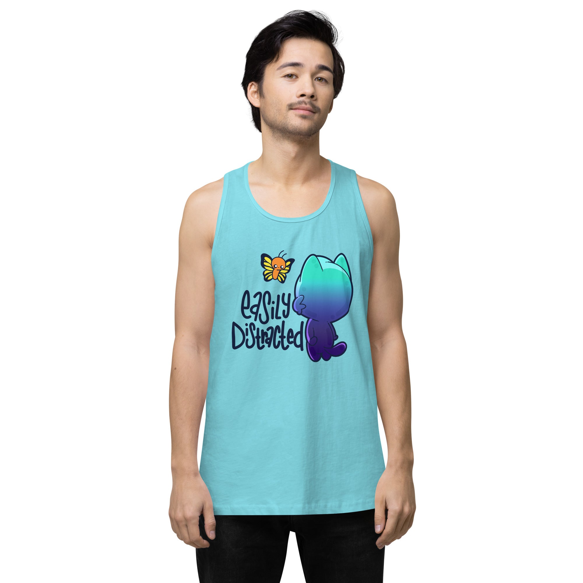 EASILY DISTRACTED - Premium Tank Top