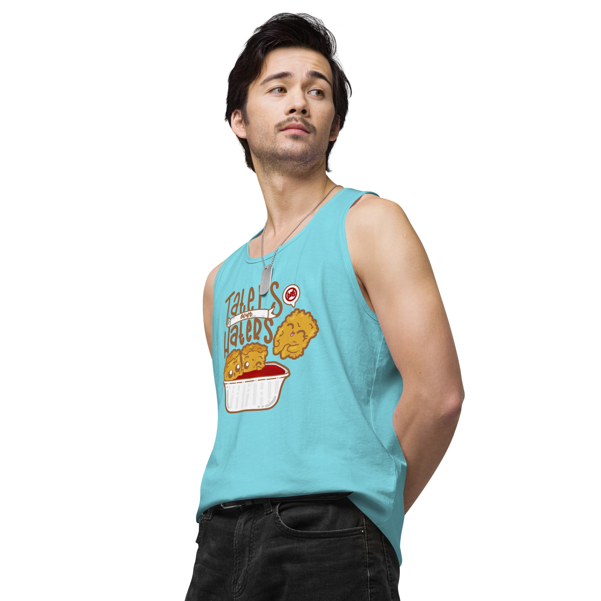 TATERS OVER HATERS - Premium Tank Top - ChubbleGumLLC