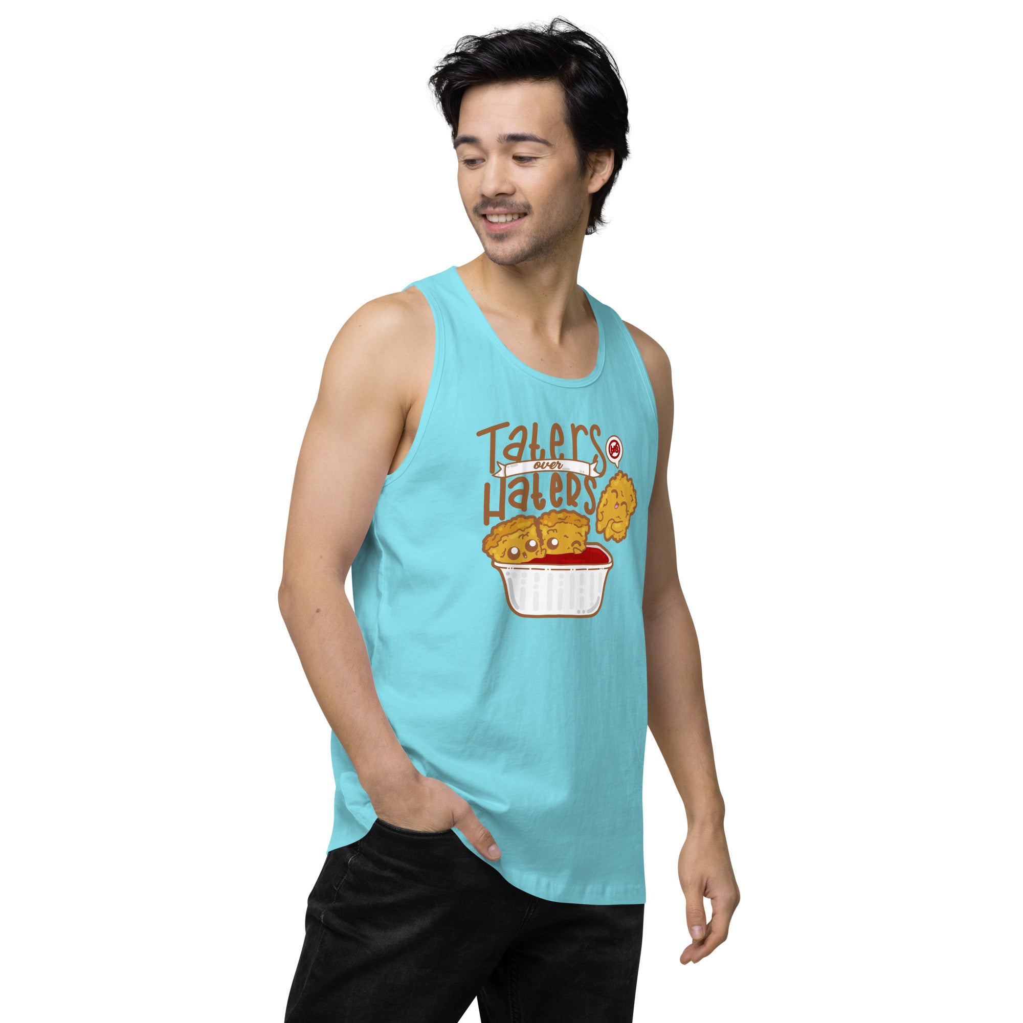 TATERS OVER HATERS - Premium Tank Top - ChubbleGumLLC