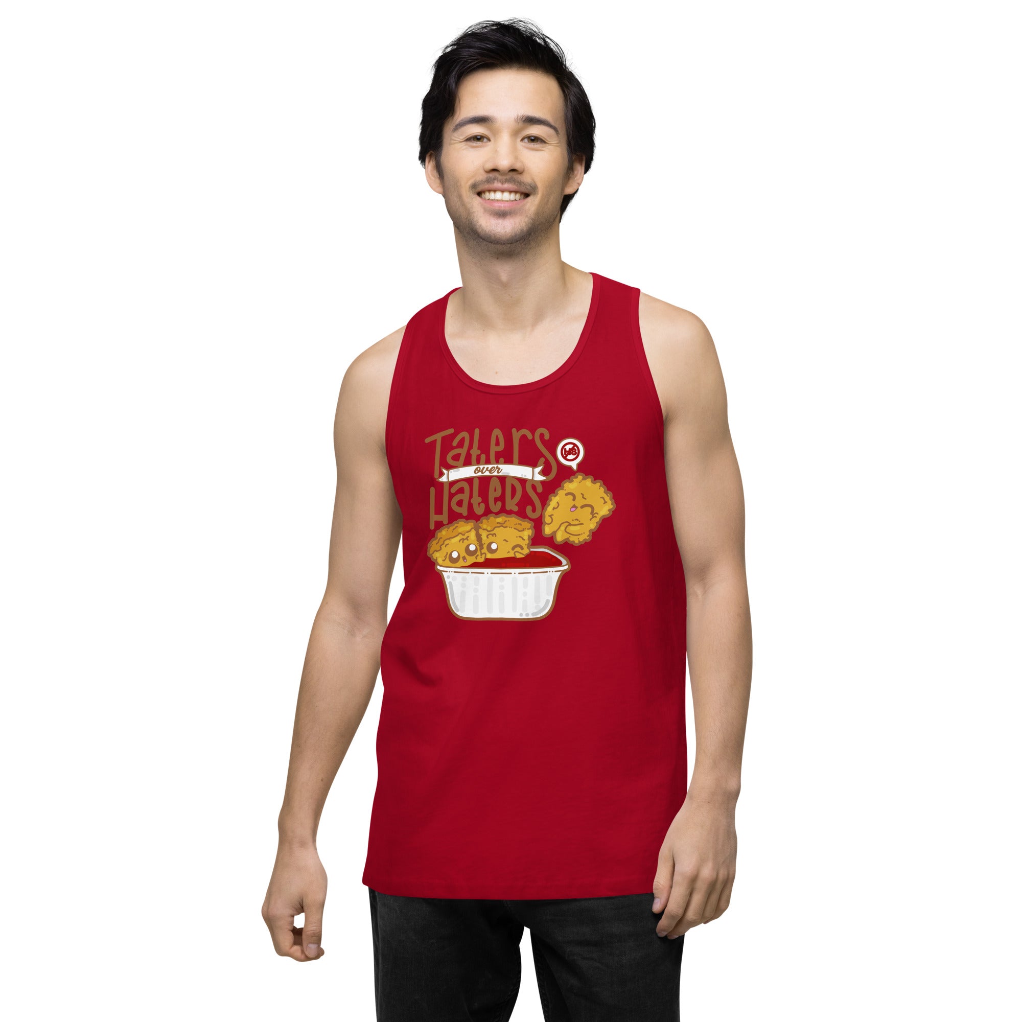 TATERS OVER HATERS - Premium Tank Top - ChubbleGumLLC