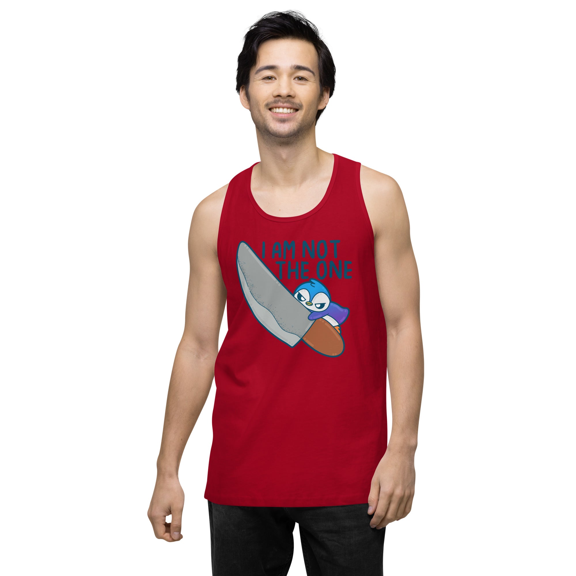 I AM NOT THE ONE - Premium Tank Top - ChubbleGumLLC