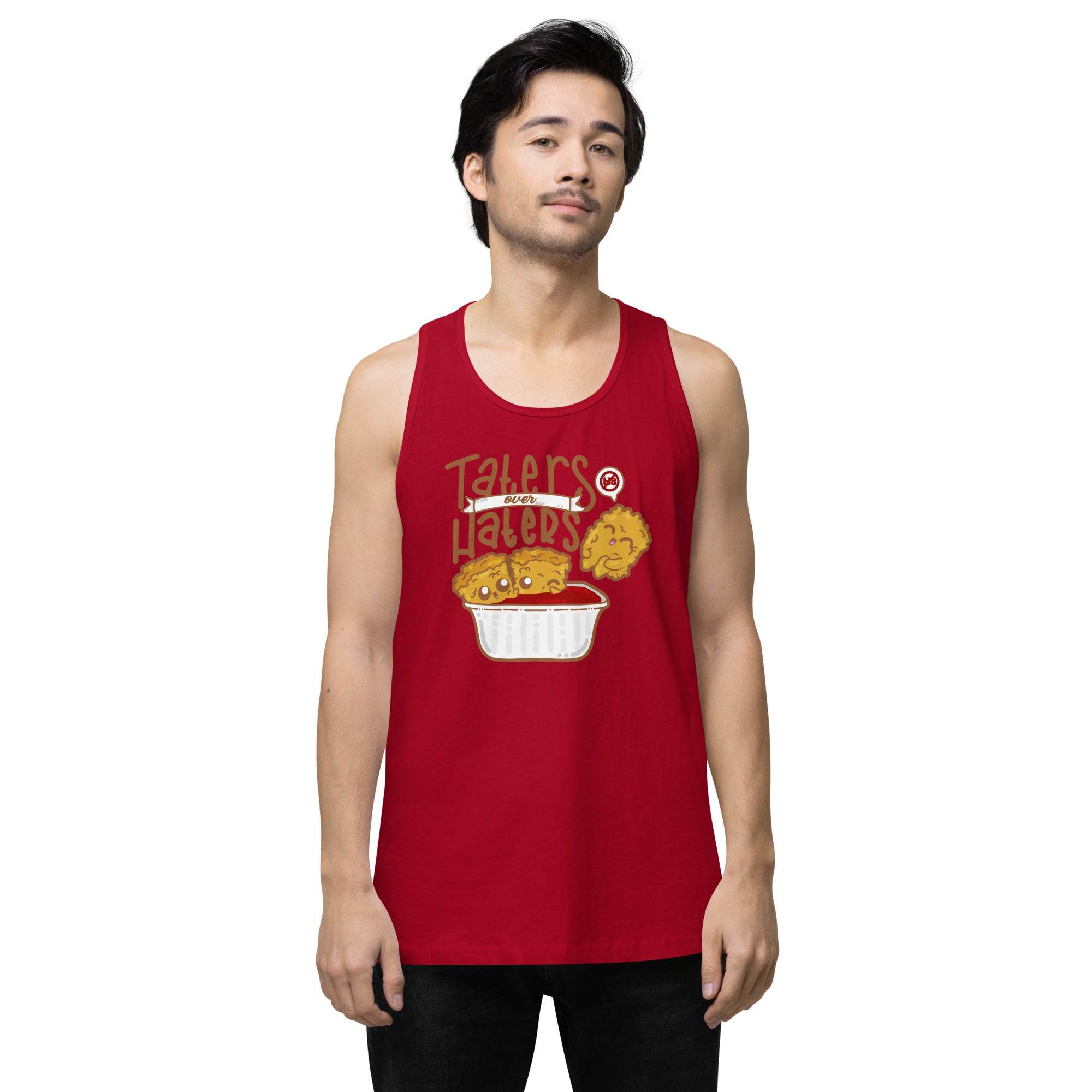 TATERS OVER HATERS - Premium Tank Top - ChubbleGumLLC