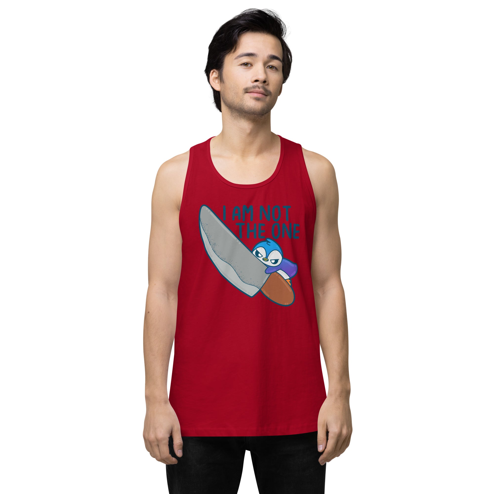 I AM NOT THE ONE - Premium Tank Top - ChubbleGumLLC