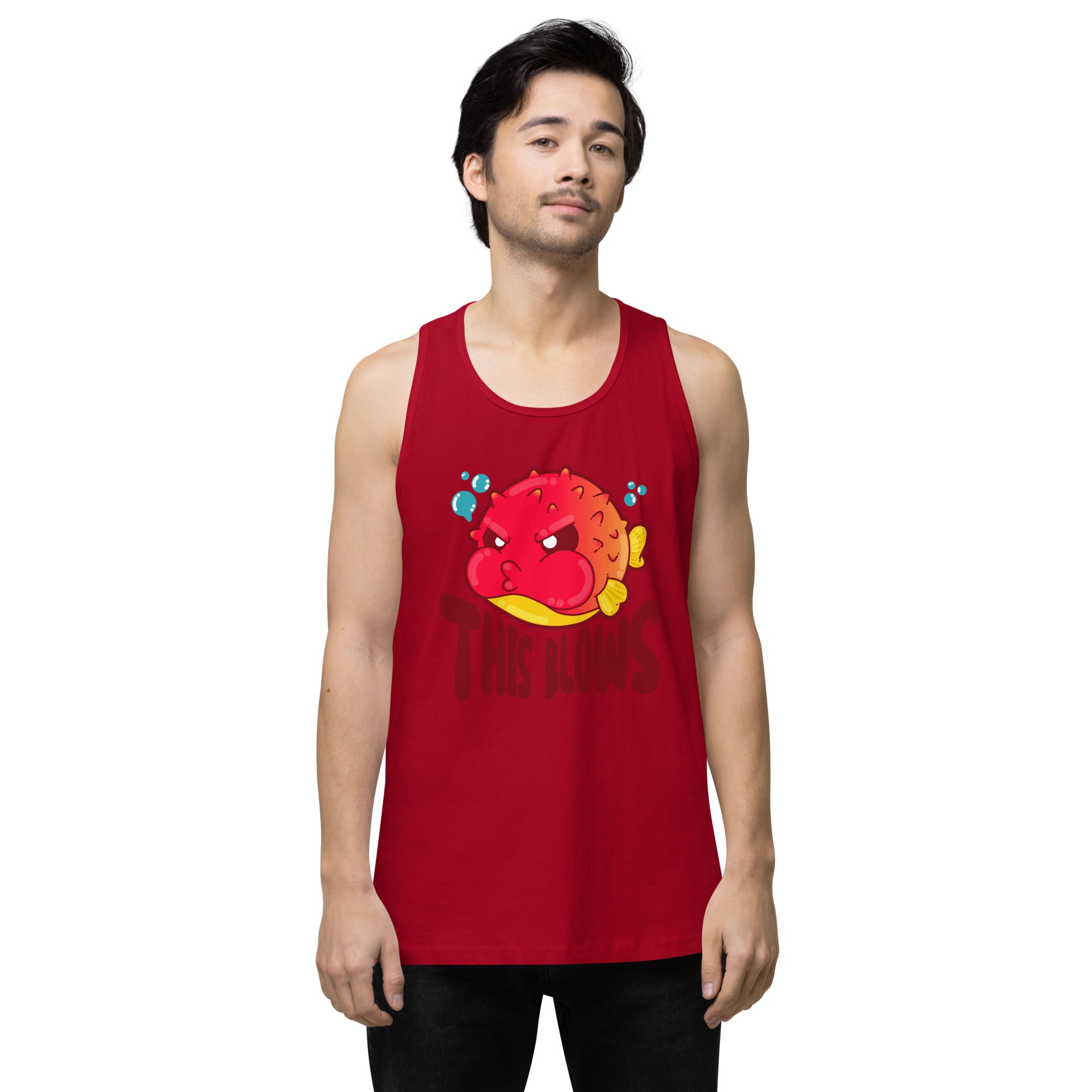 THIS BLOWS - Premium Tank Top - ChubbleGumLLC