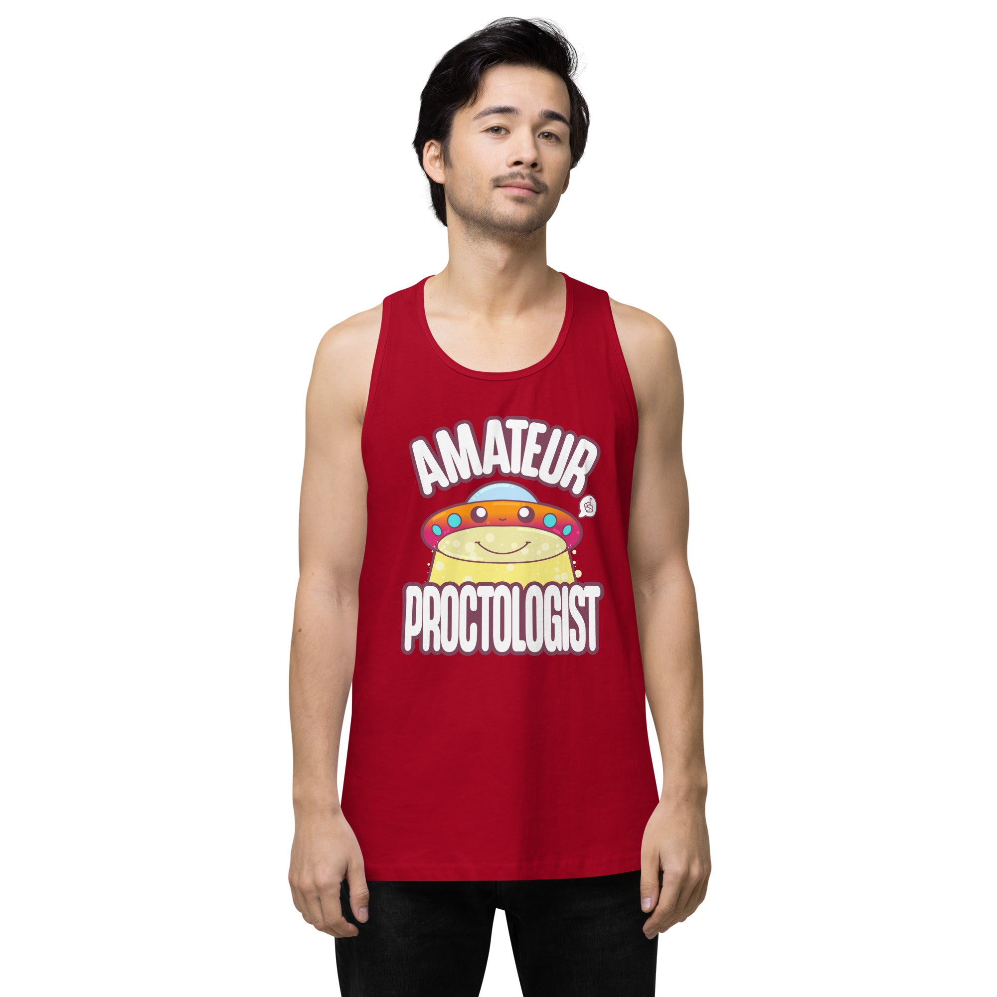 AMATEUR PROCTOLOGIST - Premium Tank Top - ChubbleGumLLC