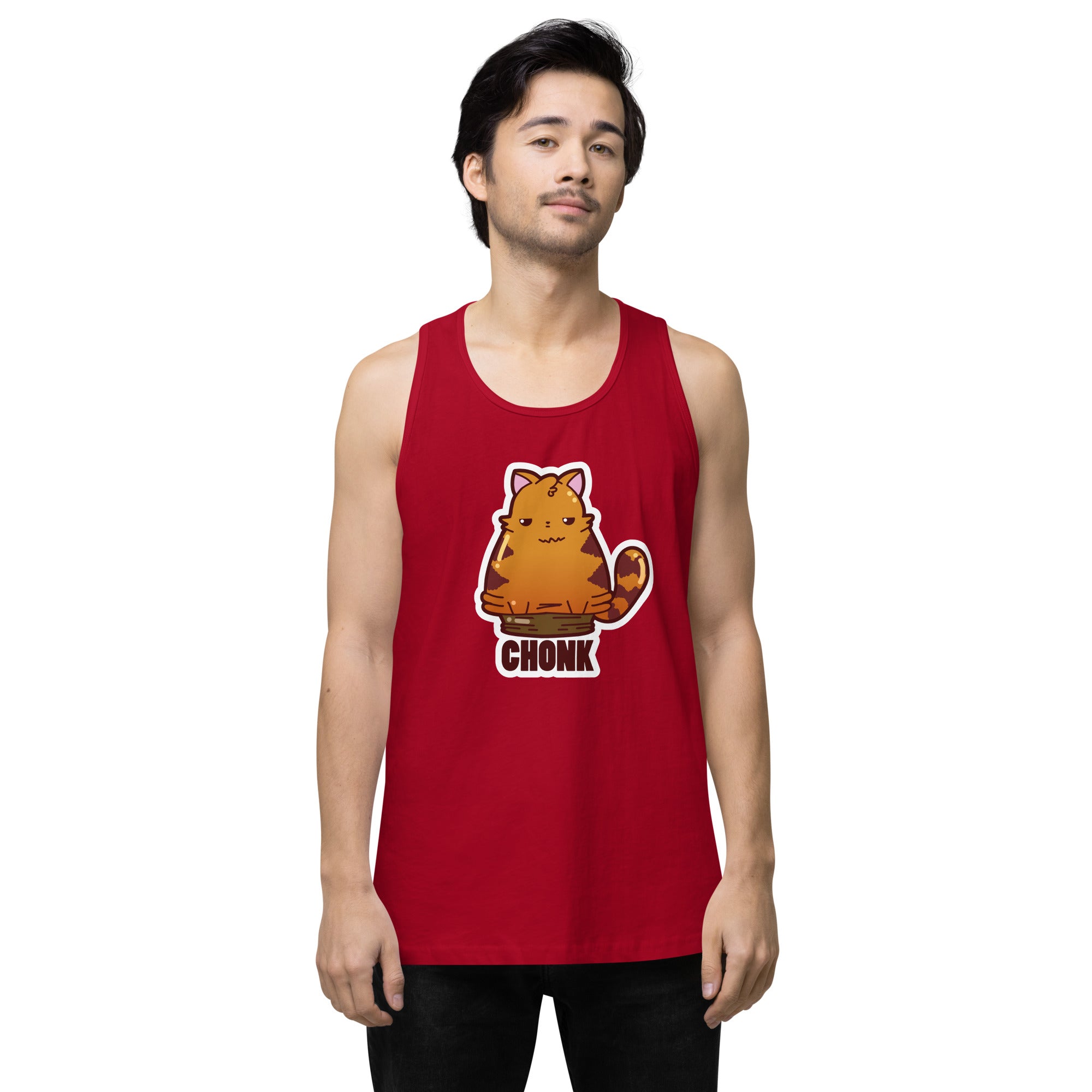 CHONK - Premium Tank Top - ChubbleGumLLC