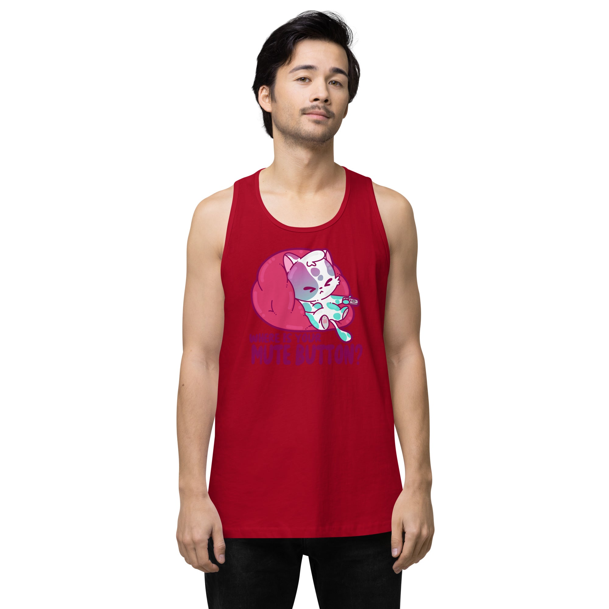 MUTE BUTTON - Premium Tank Top