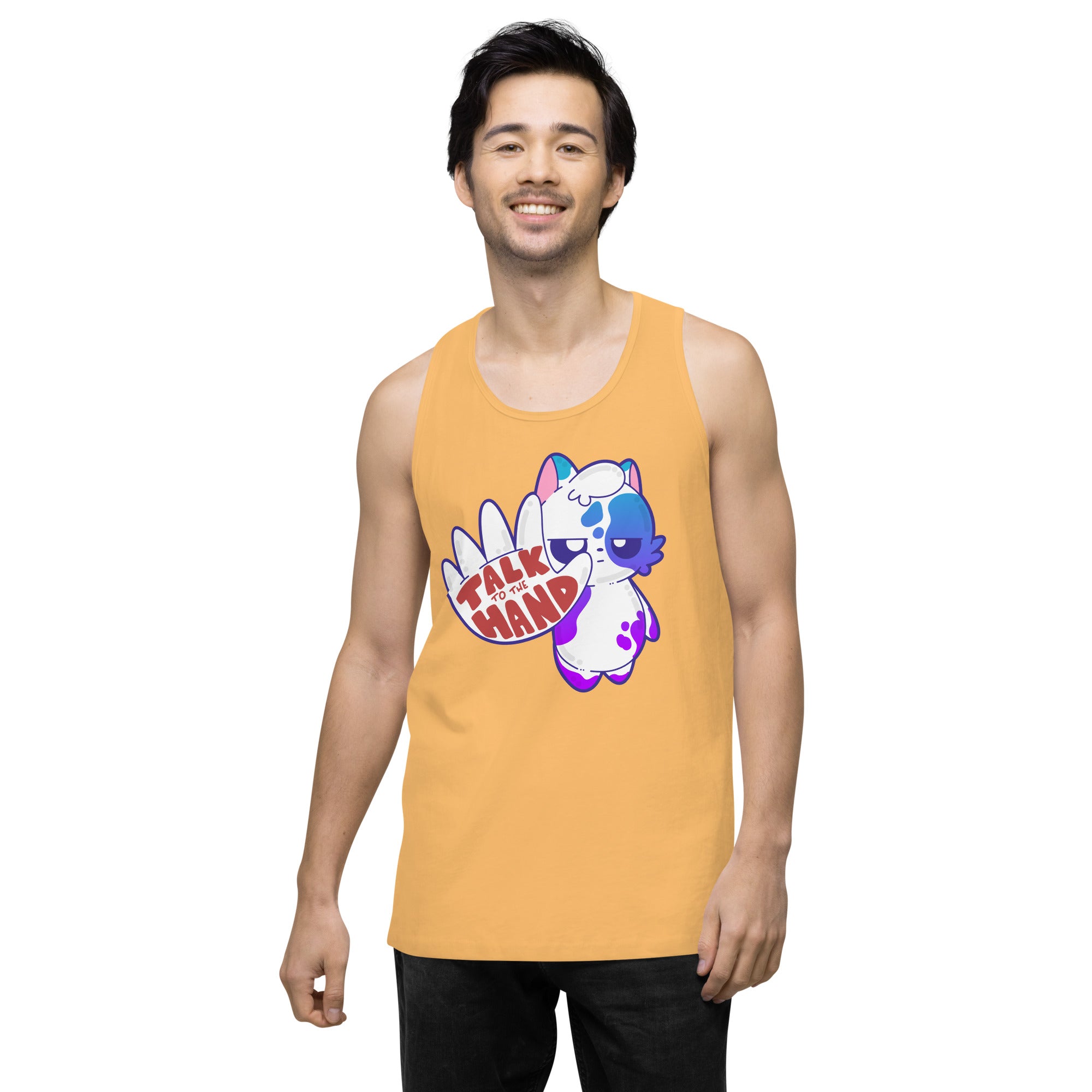 TALK TO THE HAND - Premium Tank Top - ChubbleGumLLC