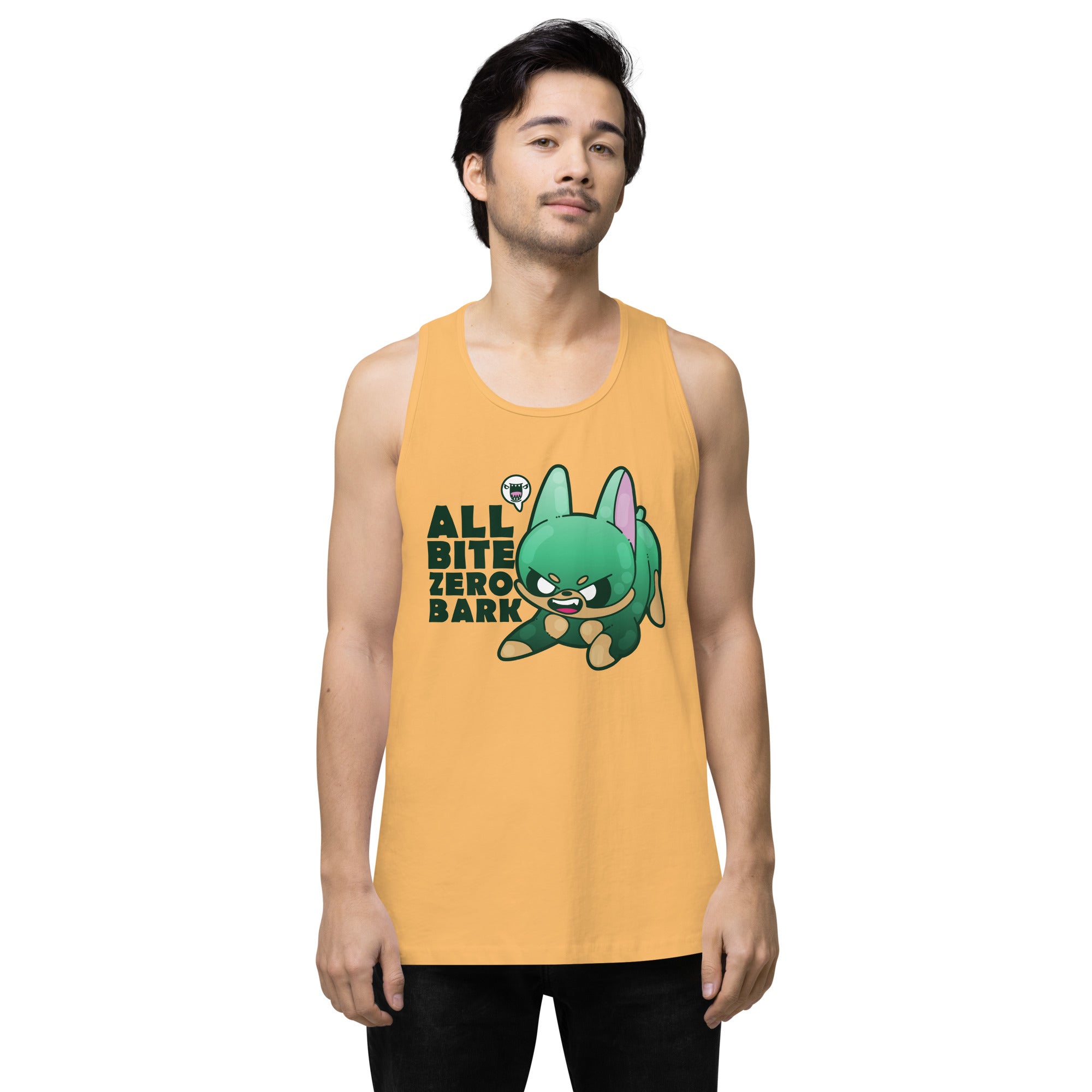ALL BITE ZERO BARK - Premium Tank Top - ChubbleGumLLC