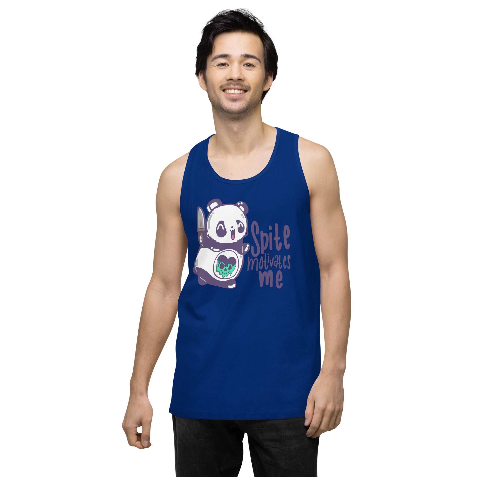 SPITE MOTIVATES ME - Premium Tank Top - ChubbleGumLLC