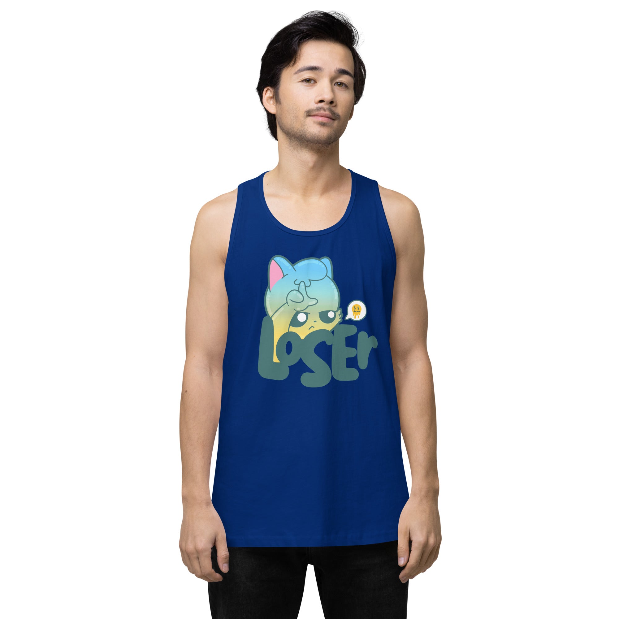 LOSER - Premium Tank Top - ChubbleGumLLC