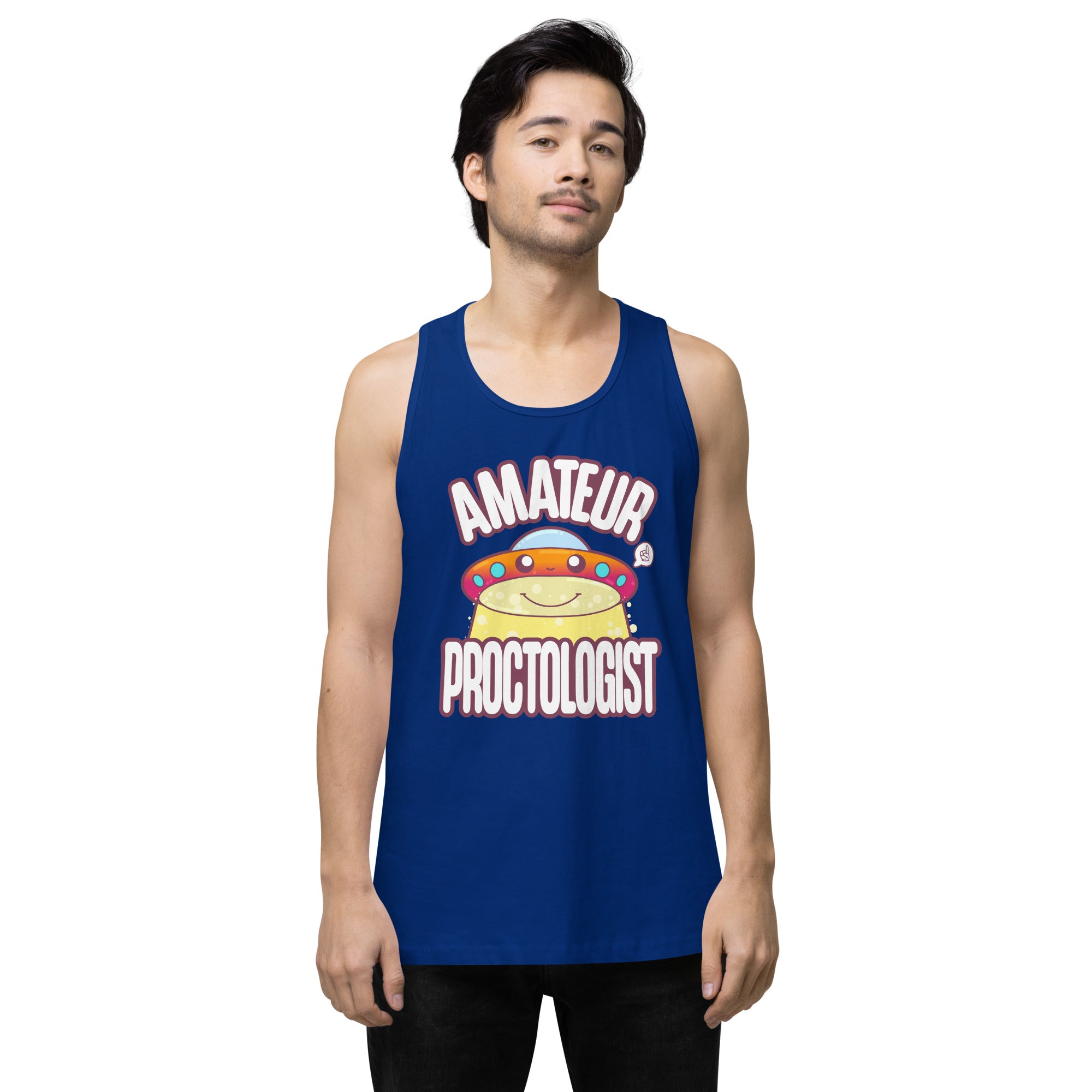 AMATEUR PROCTOLOGIST - Premium Tank Top - ChubbleGumLLC