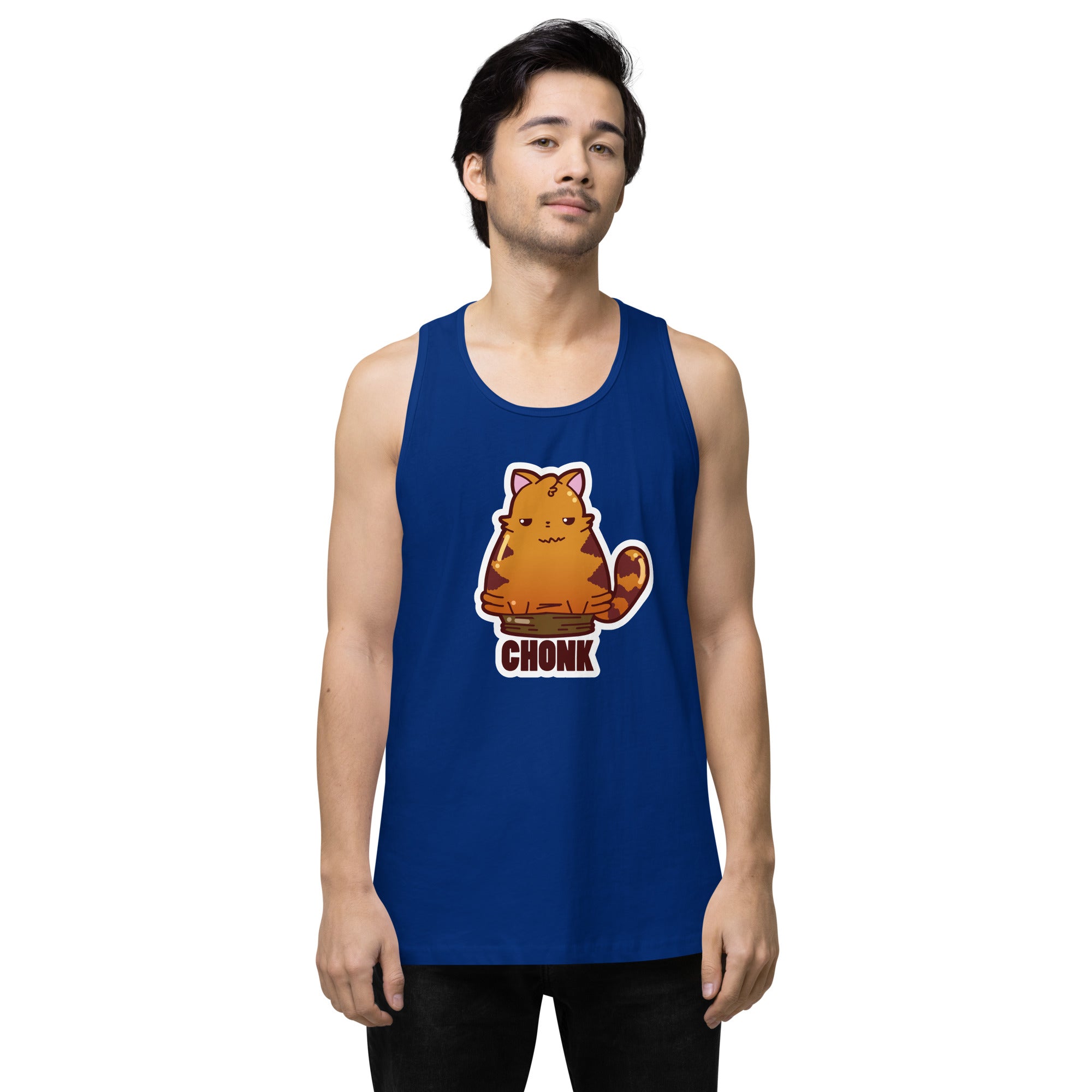 CHONK - Premium Tank Top - ChubbleGumLLC
