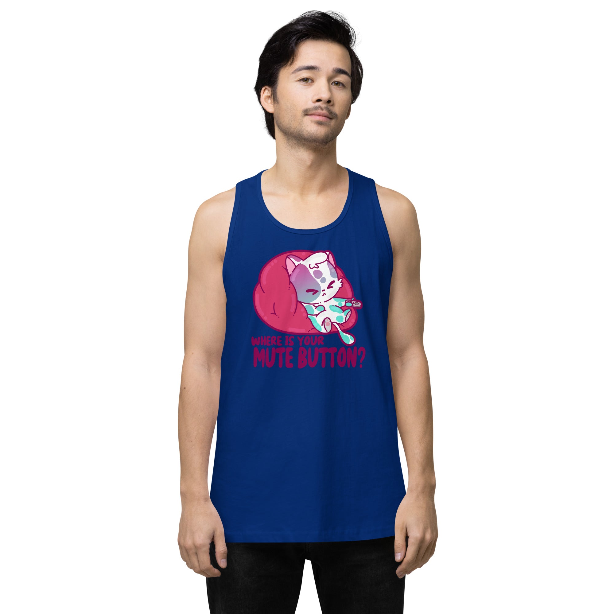 MUTE BUTTON - Premium Tank Top