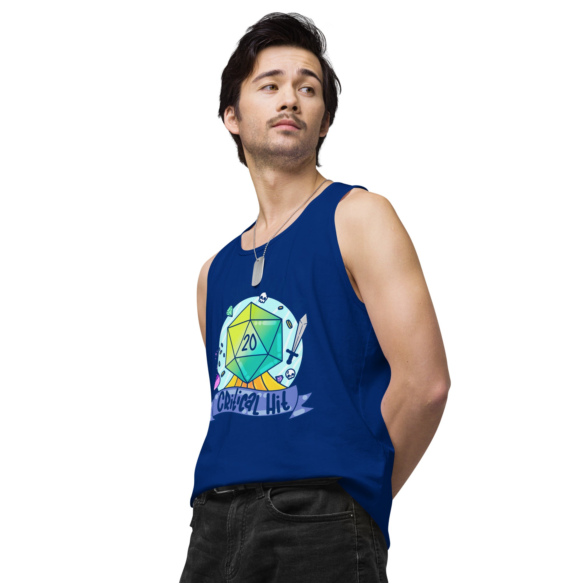 I SURVIVED A CRITICAL HIT - Tank Top - ChubbleGumLLC