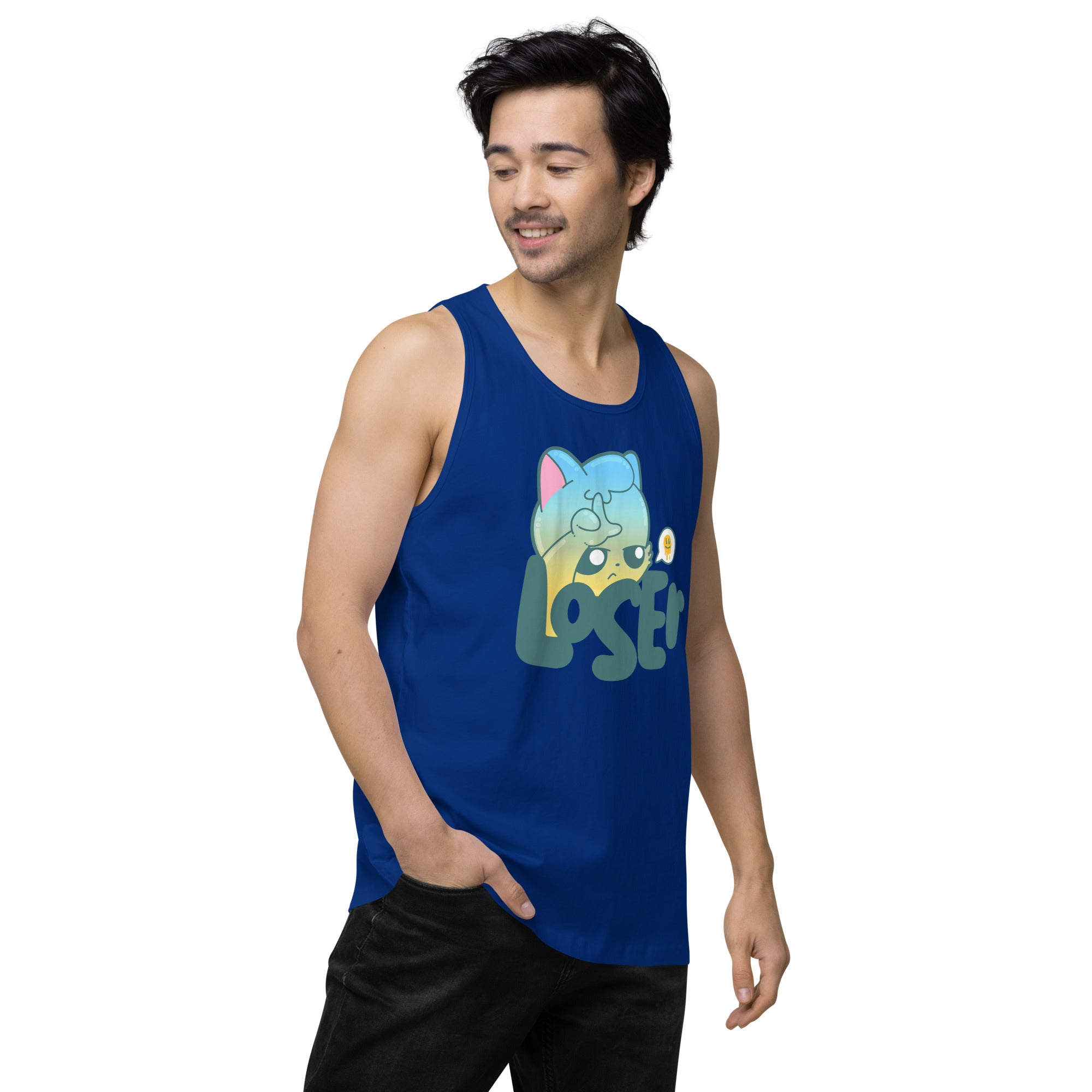 LOSER - Premium Tank Top - ChubbleGumLLC