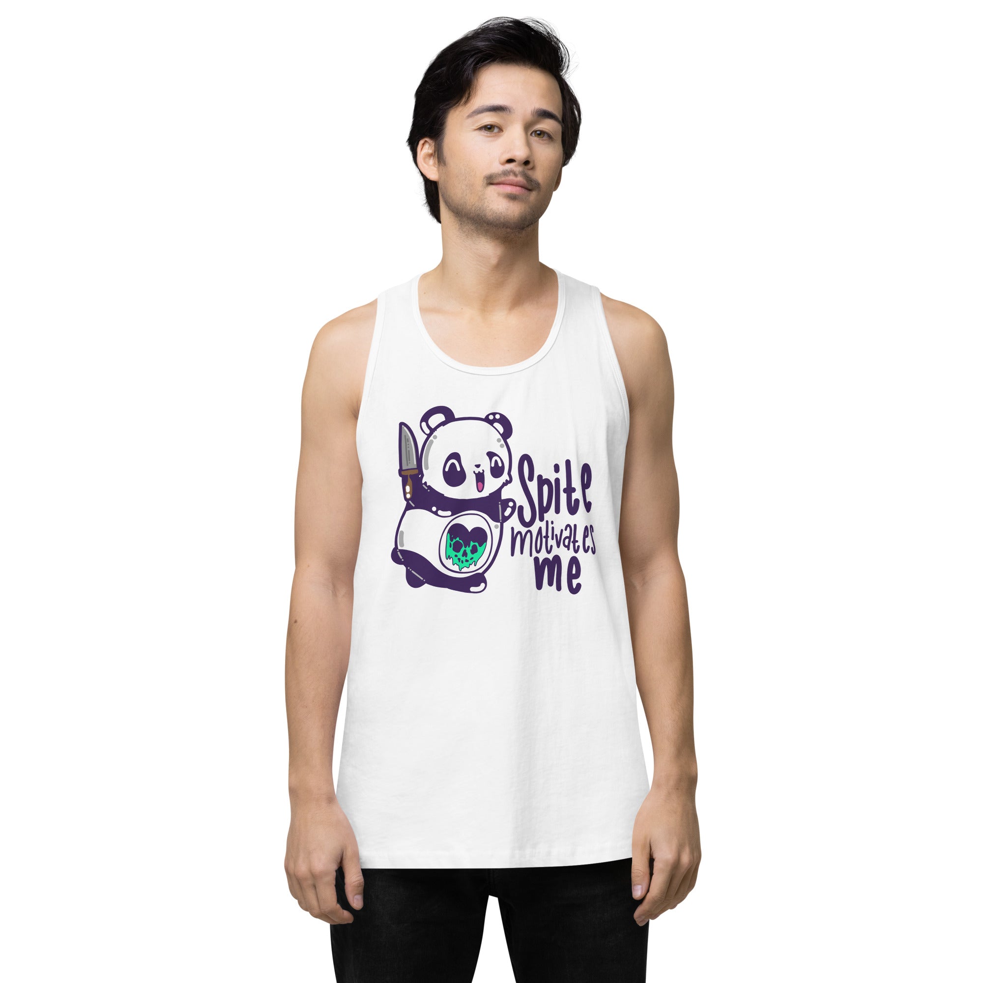 SPITE MOTIVATES ME - Premium Tank Top - ChubbleGumLLC