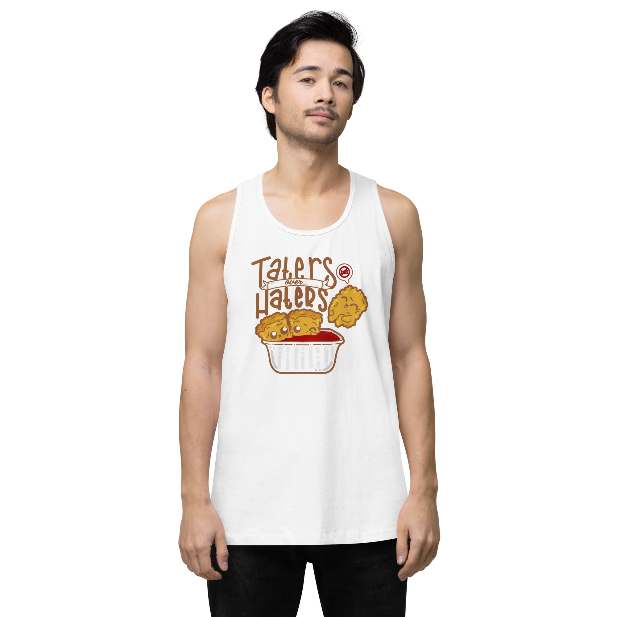 TATERS OVER HATERS - Premium Tank Top - ChubbleGumLLC