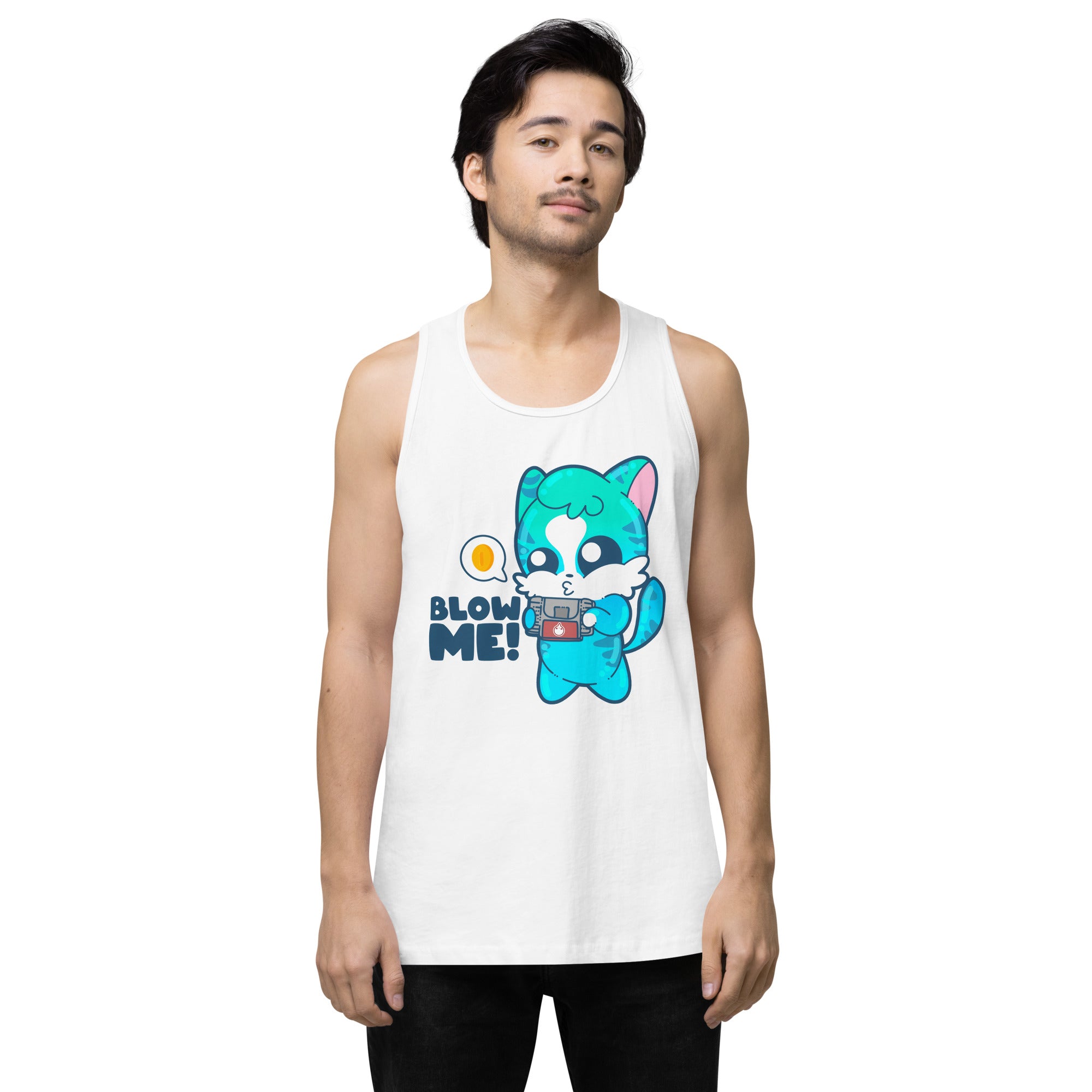 BLOW ME - Premium Tank Top - ChubbleGumLLC