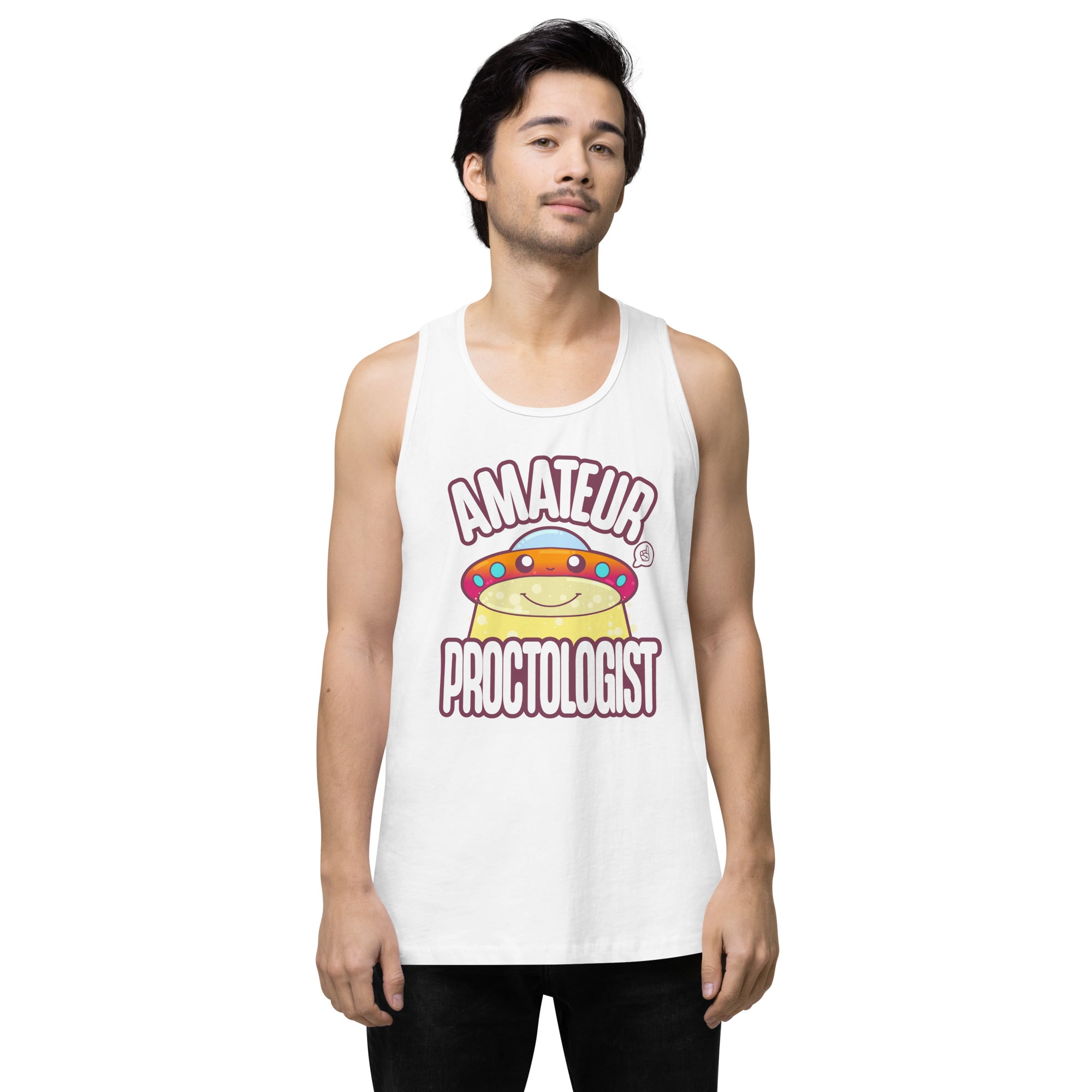 AMATEUR PROCTOLOGIST - Premium Tank Top - ChubbleGumLLC