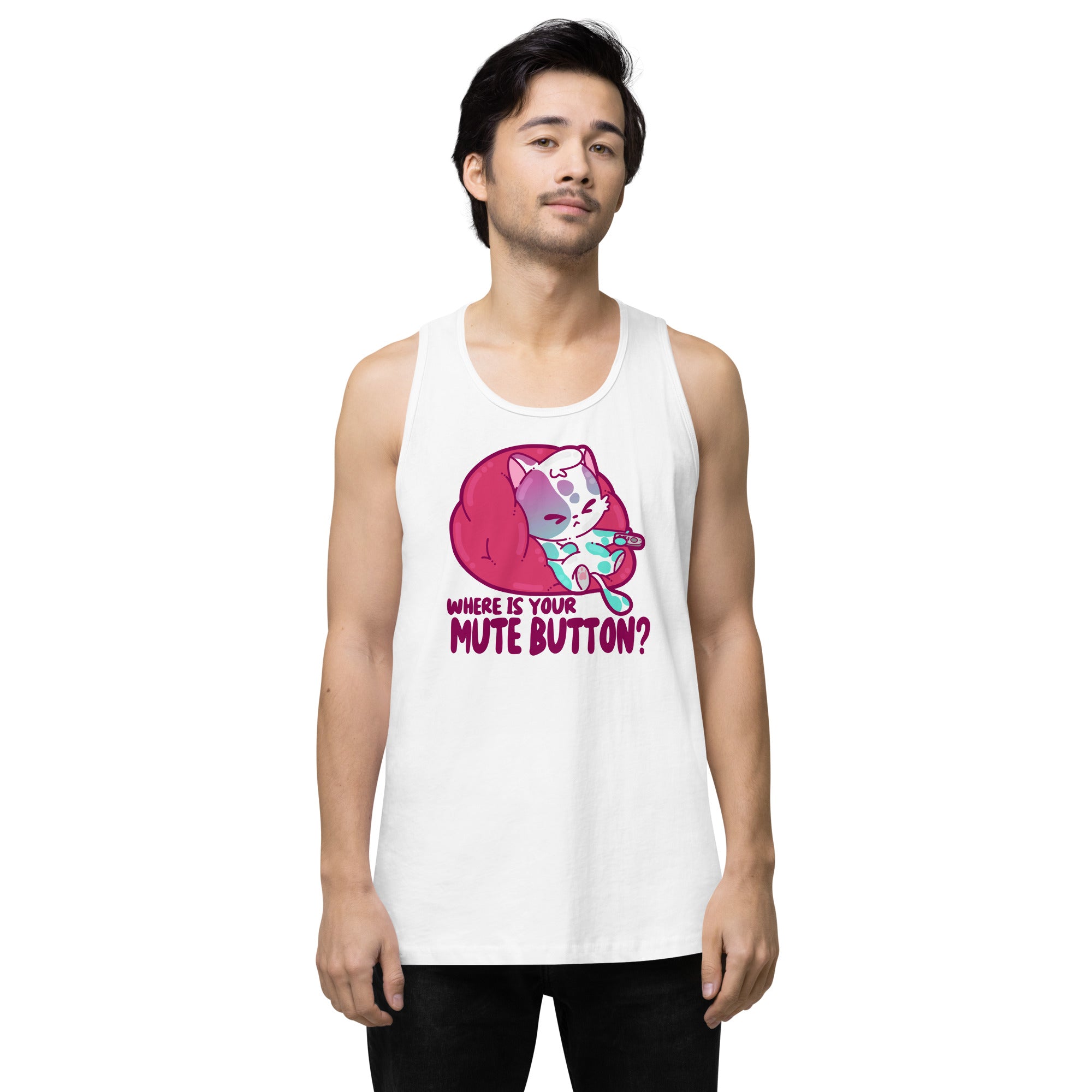 MUTE BUTTON - Premium Tank Top