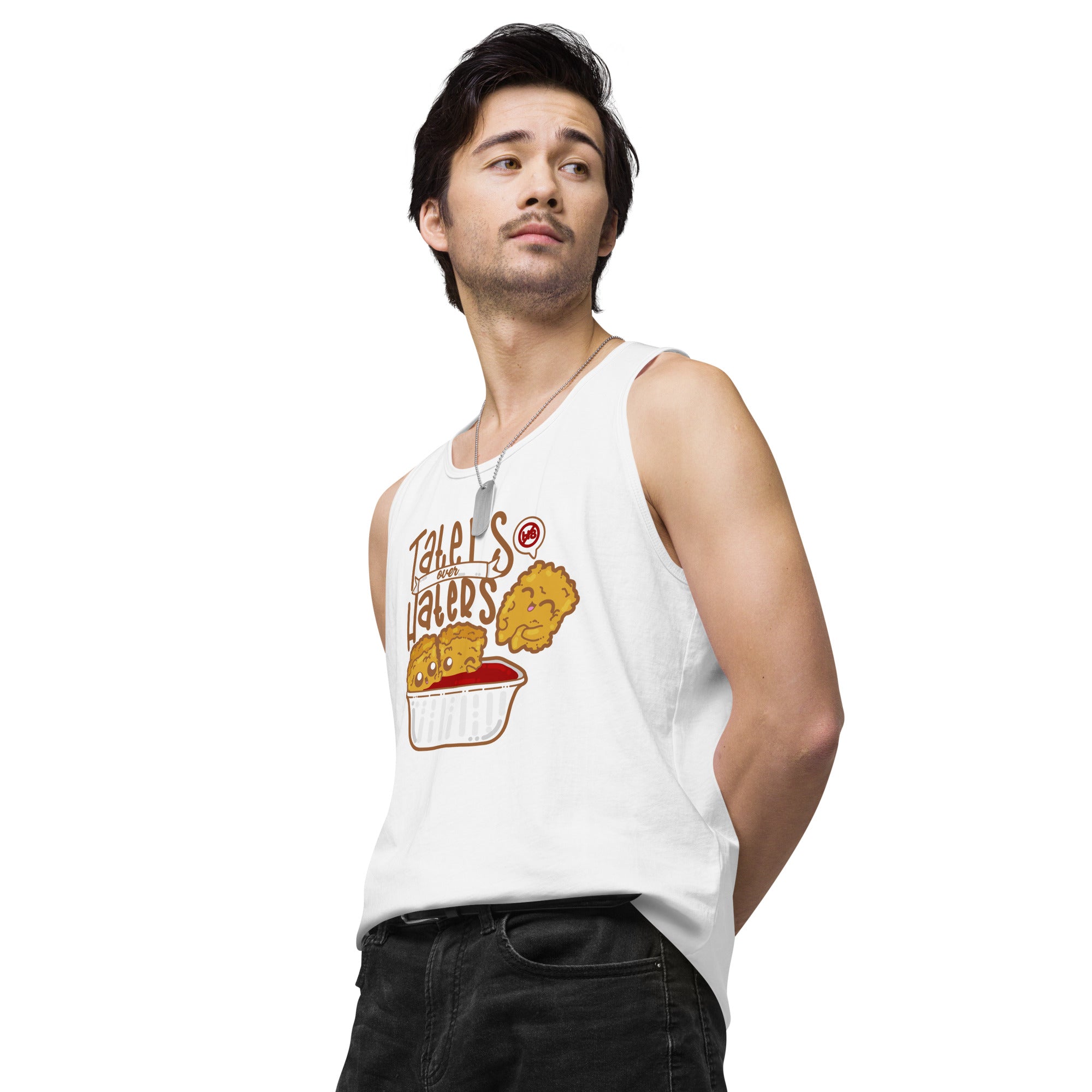 TATERS OVER HATERS - Premium Tank Top - ChubbleGumLLC