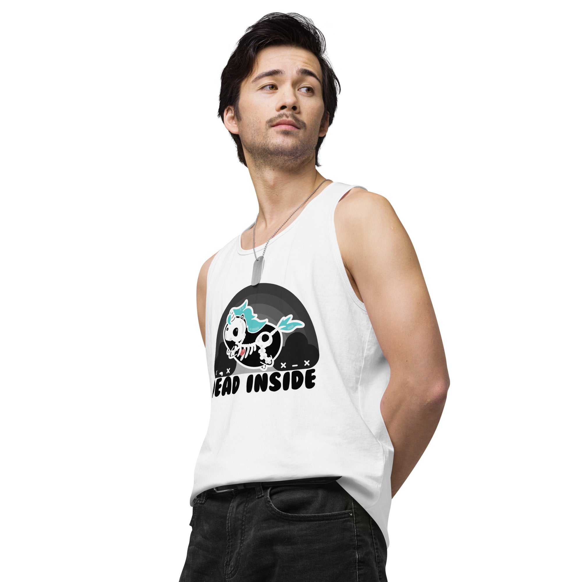 DEAD INSIDE - Premium Tank Top - ChubbleGumLLC
