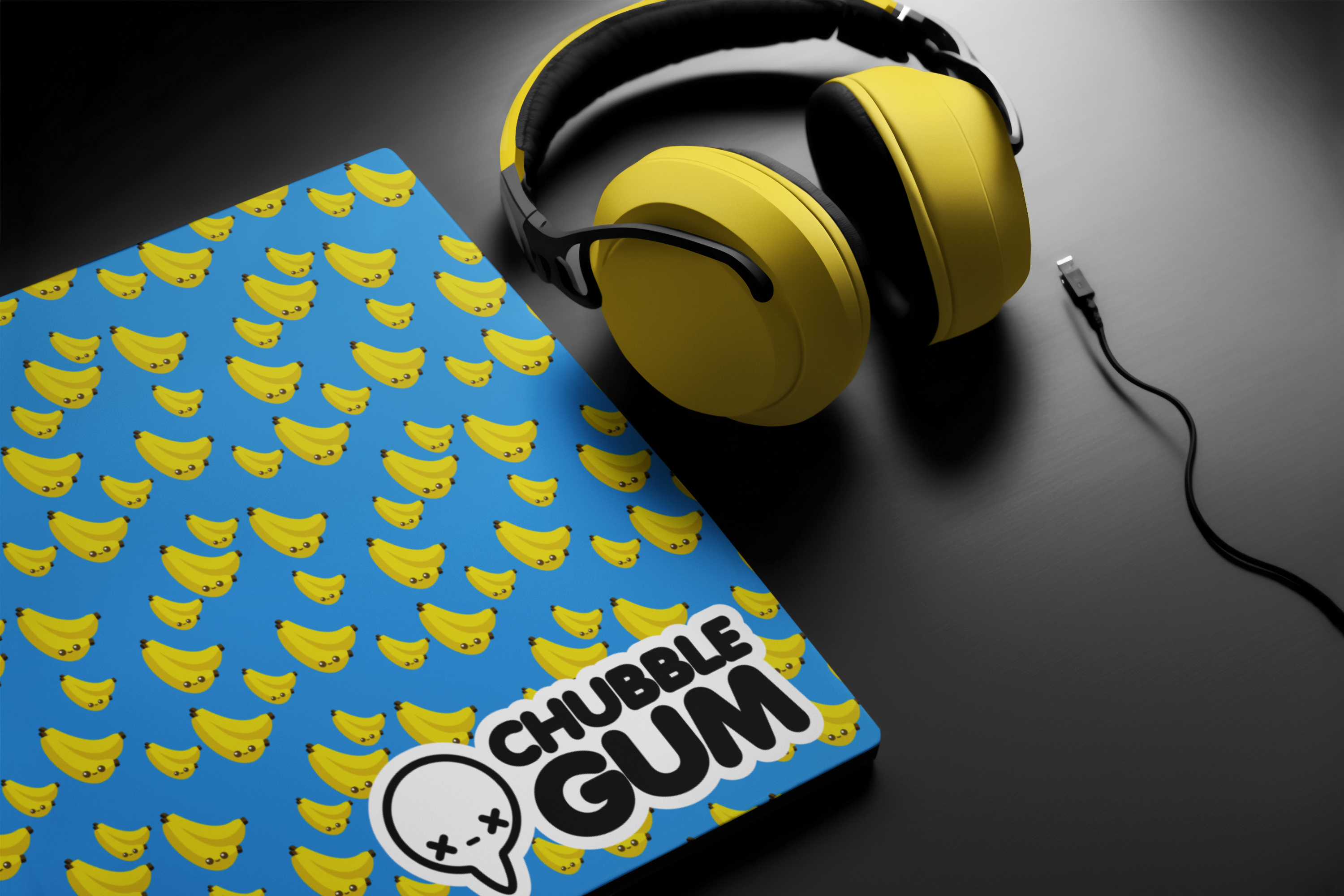 Bananas Gaming Mouse Pad - ChubbleGumLLC