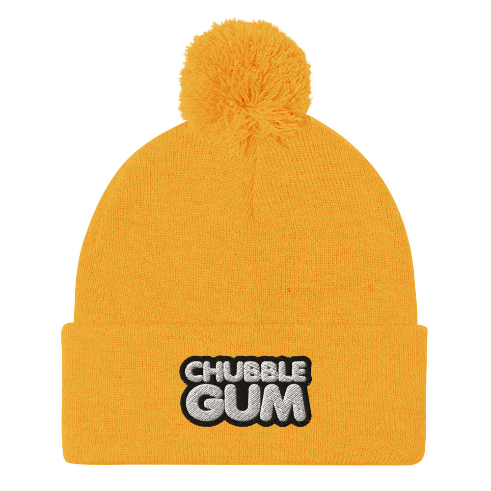STACKED - Pom-Pom Beanie - ChubbleGumLLC