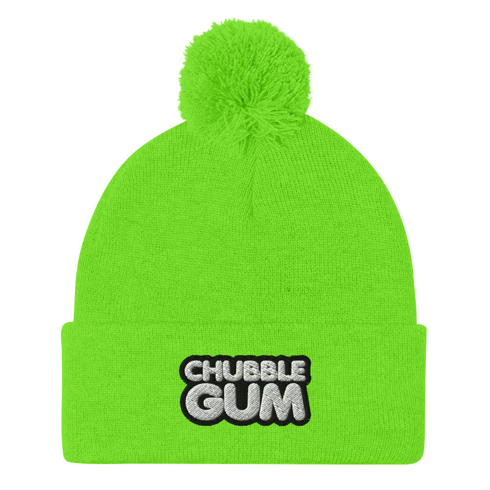STACKED - Pom-Pom Beanie - ChubbleGumLLC