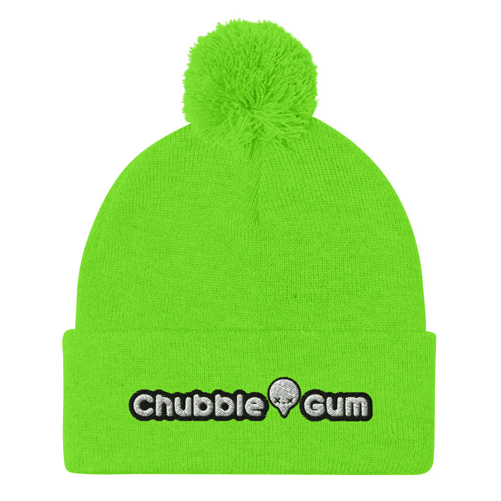 LINEAR - Pom-Pom Beanie - ChubbleGumLLC