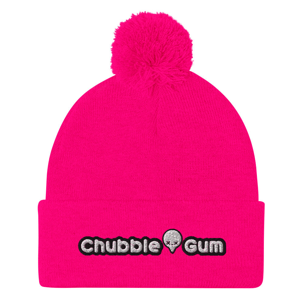 LINEAR - Pom-Pom Beanie - ChubbleGumLLC