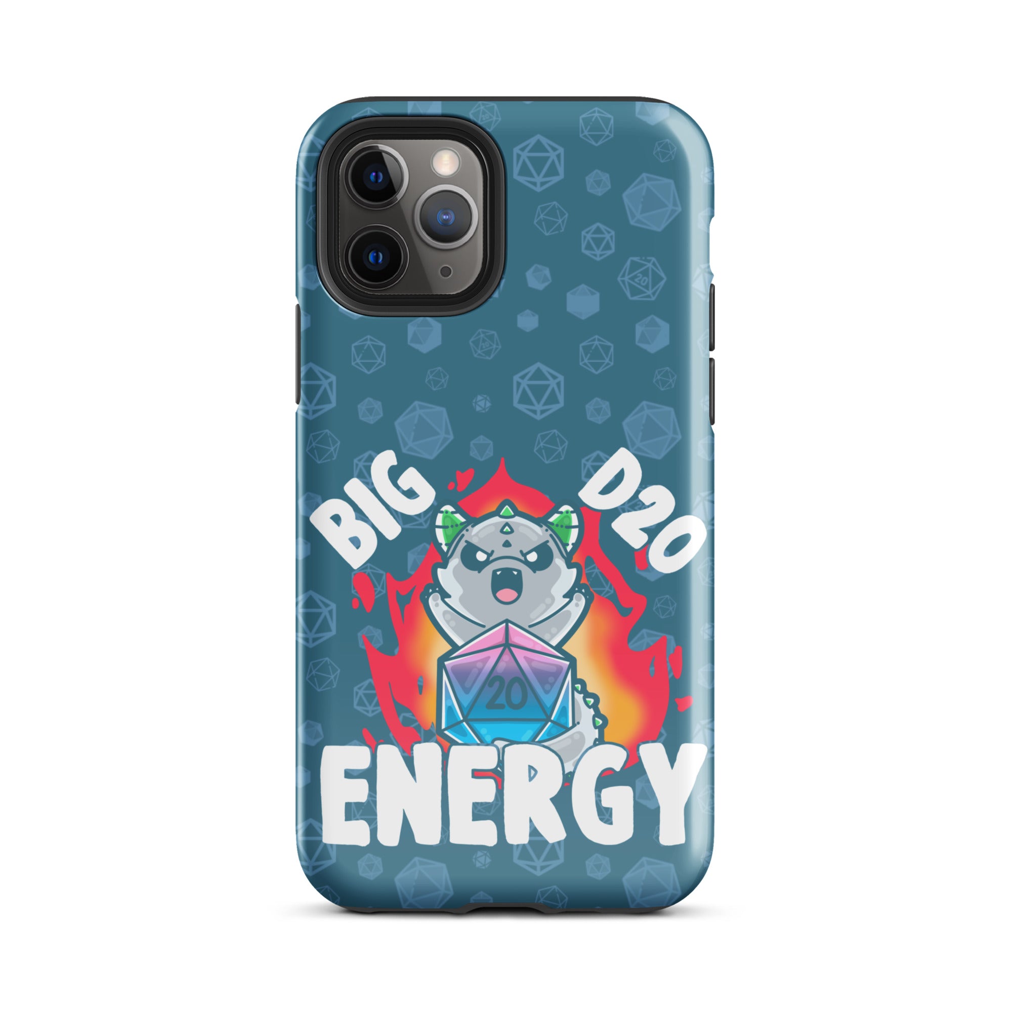 BIG D20 ENERGY W/BACKGROUND - Tough Case for iPhone®