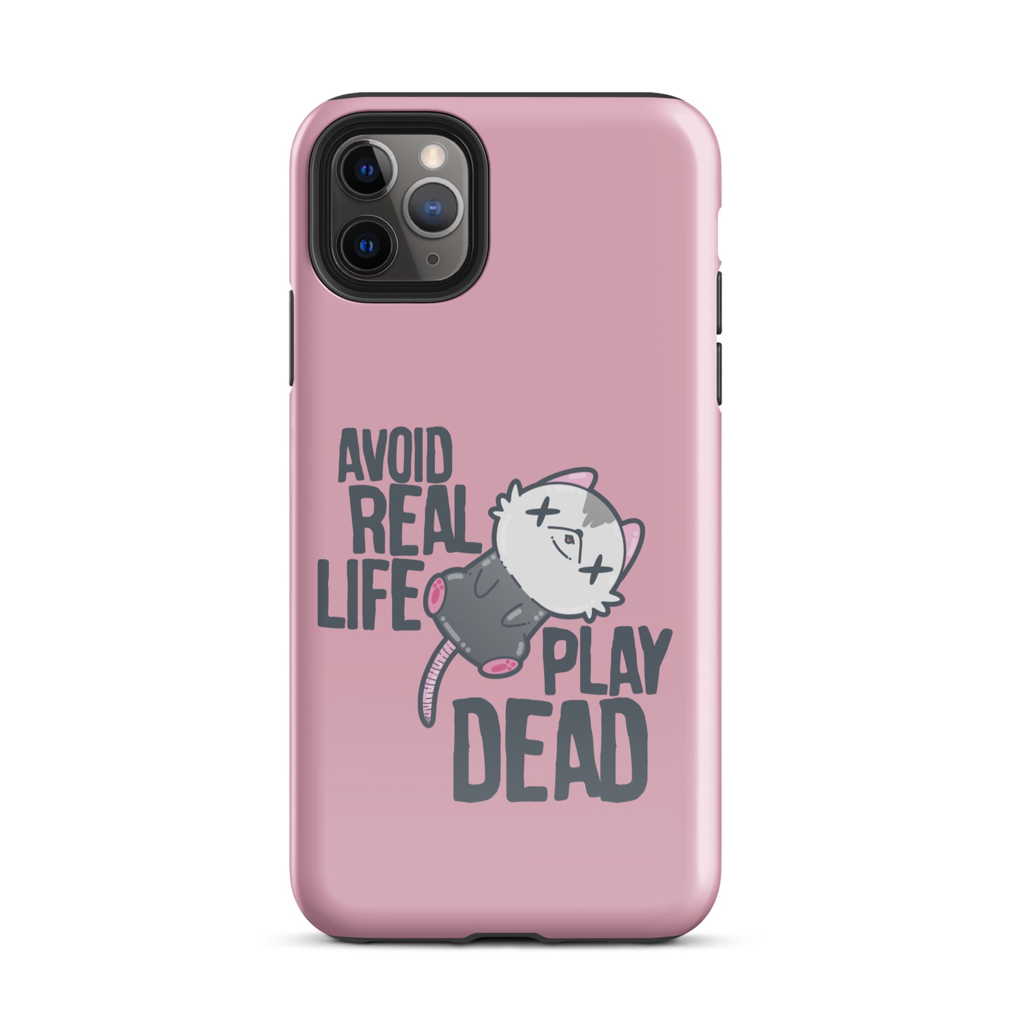 AVOID REAL LIFE PLAY DEAD - Tough Case for iPhone® - ChubbleGumLLC