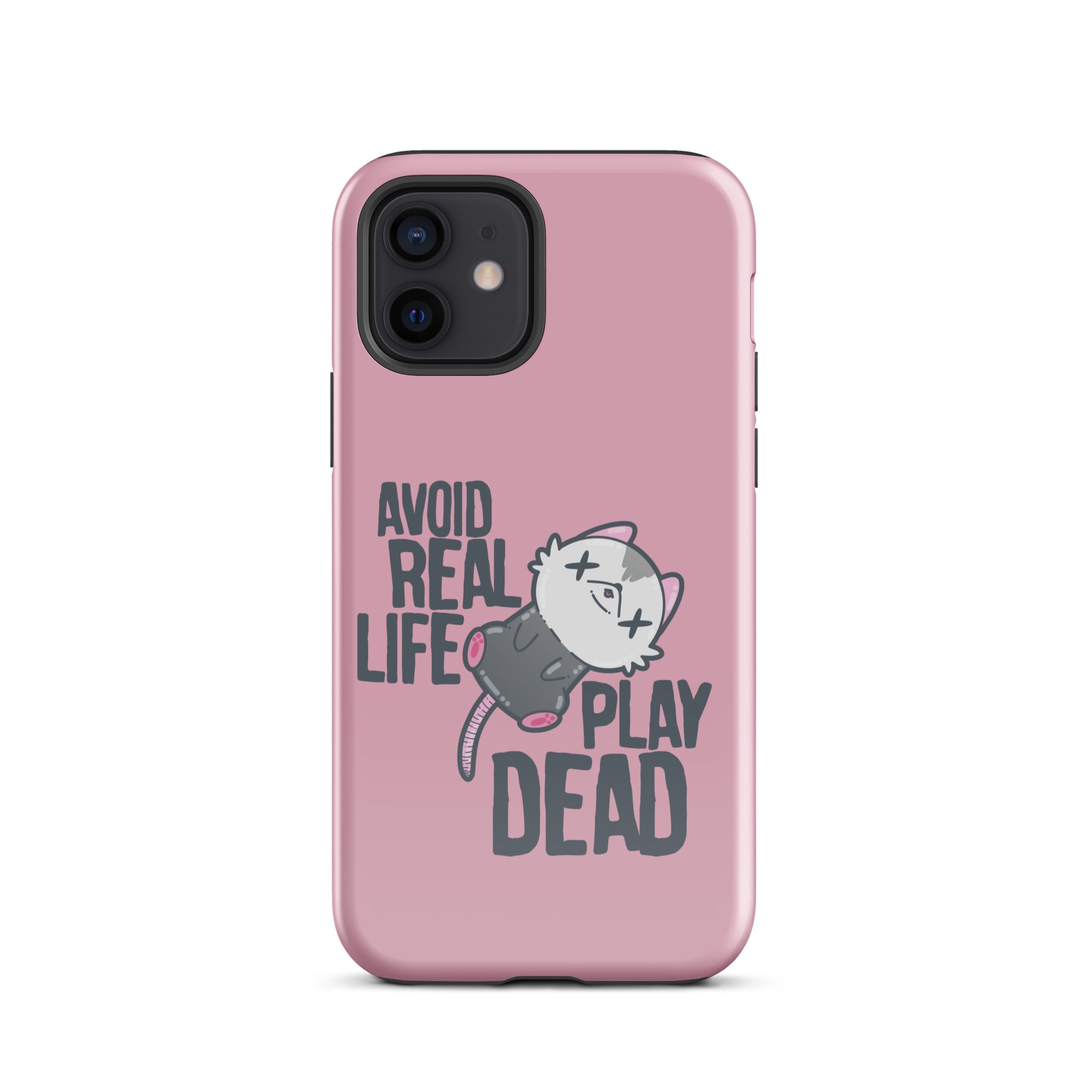AVOID REAL LIFE PLAY DEAD - Tough Case for iPhone® - ChubbleGumLLC