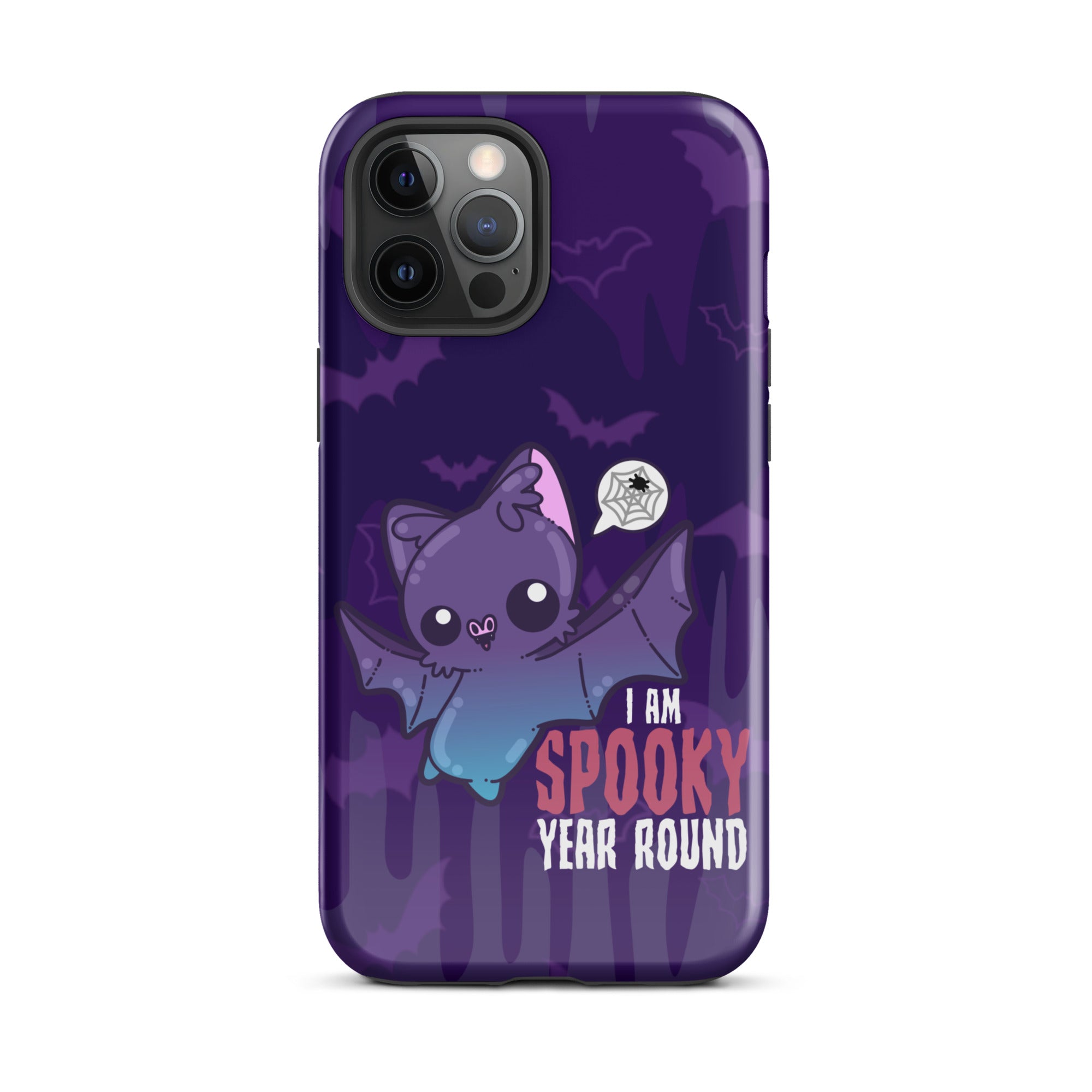 I AM SPOOKY YEAR ROUND W/BACKGROUND - Tough Case for iPhone®