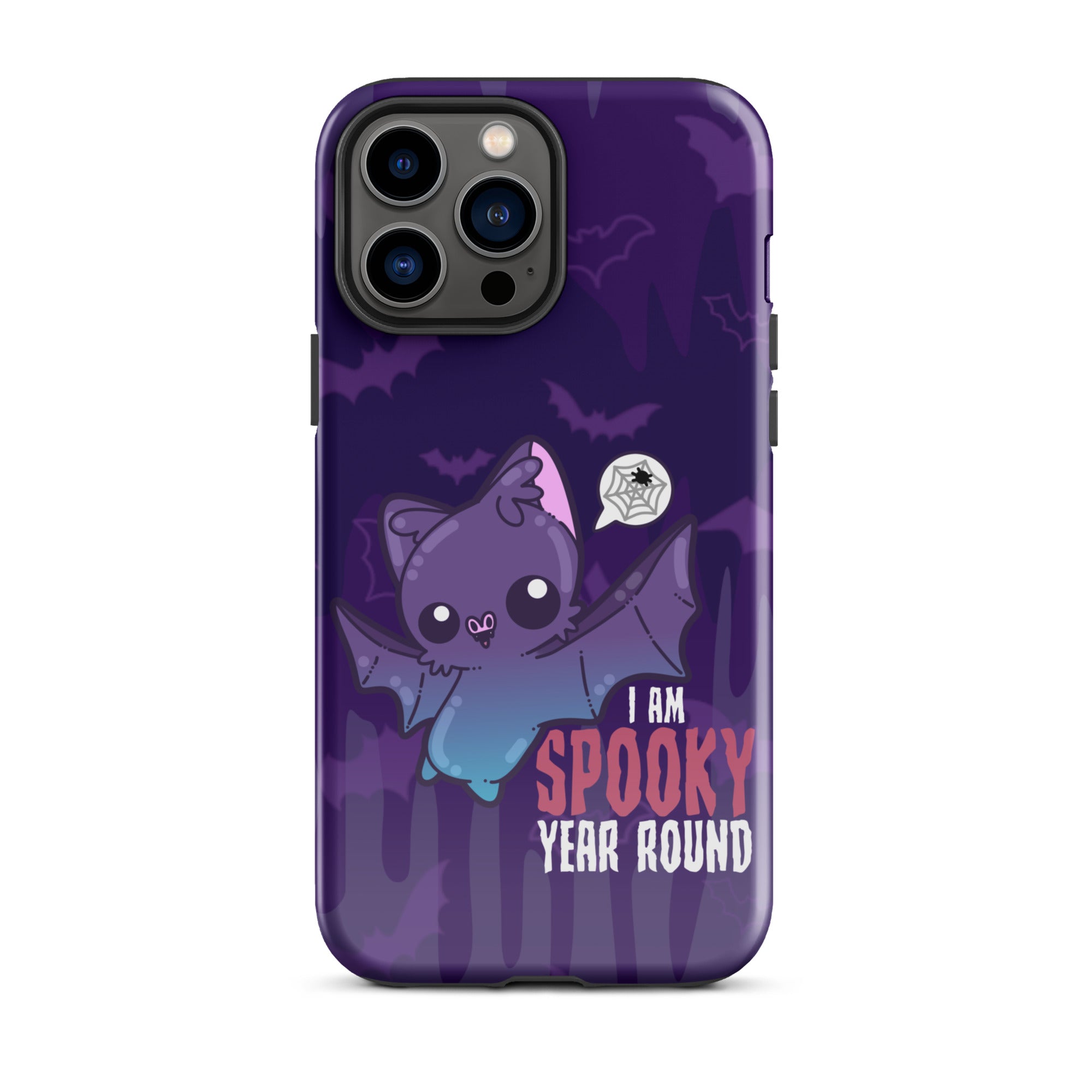 I AM SPOOKY YEAR ROUND W/BACKGROUND - Tough Case for iPhone®