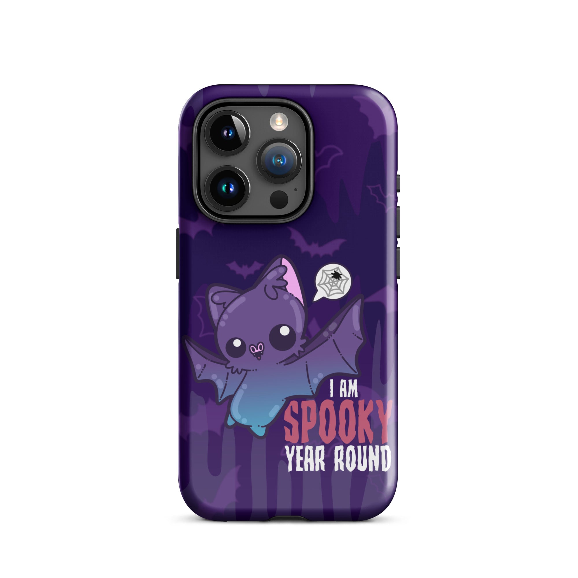 I AM SPOOKY YEAR ROUND W/BACKGROUND - Tough Case for iPhone®