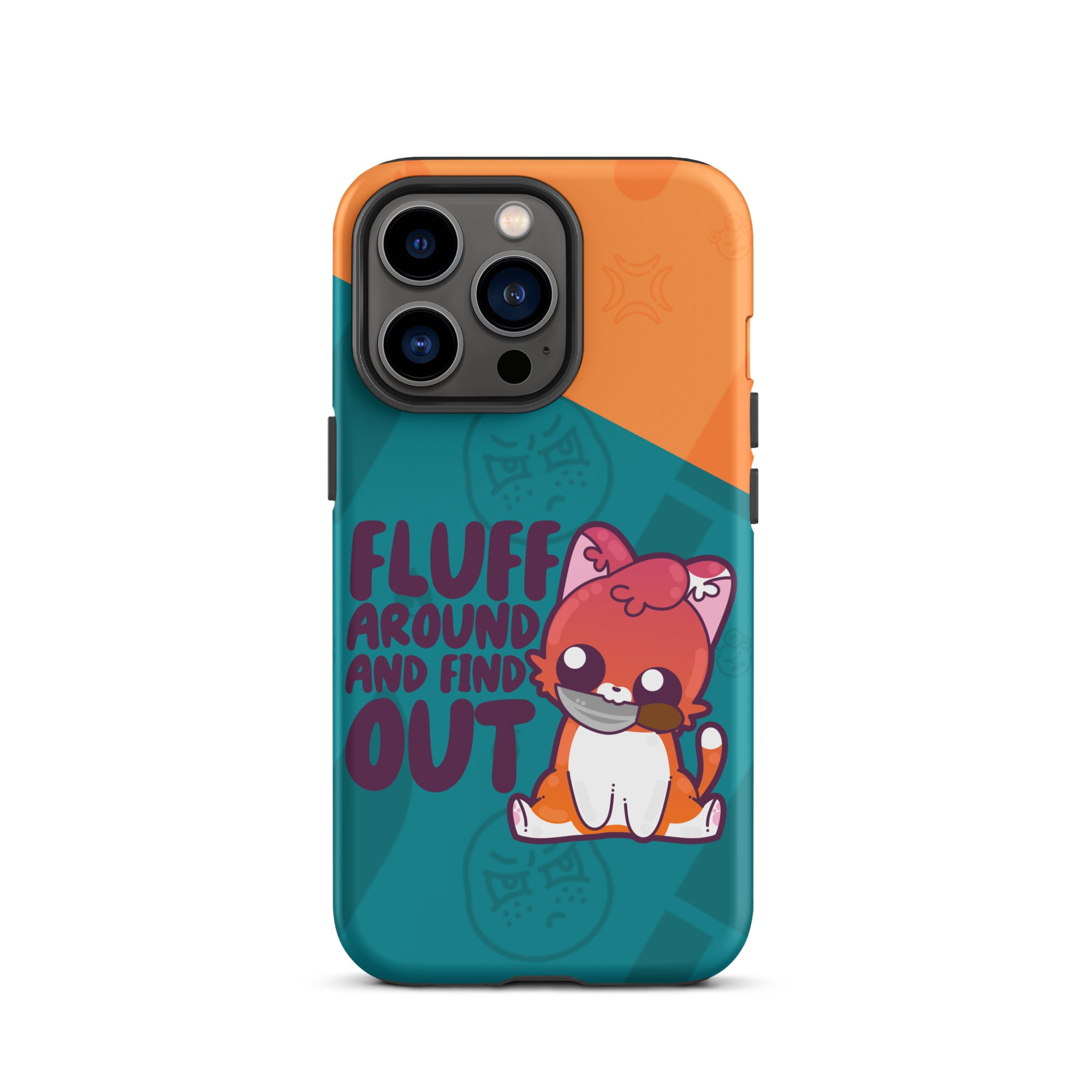 FLUFF AROUND W/BACKGROUND - Tough Case for iPhone®