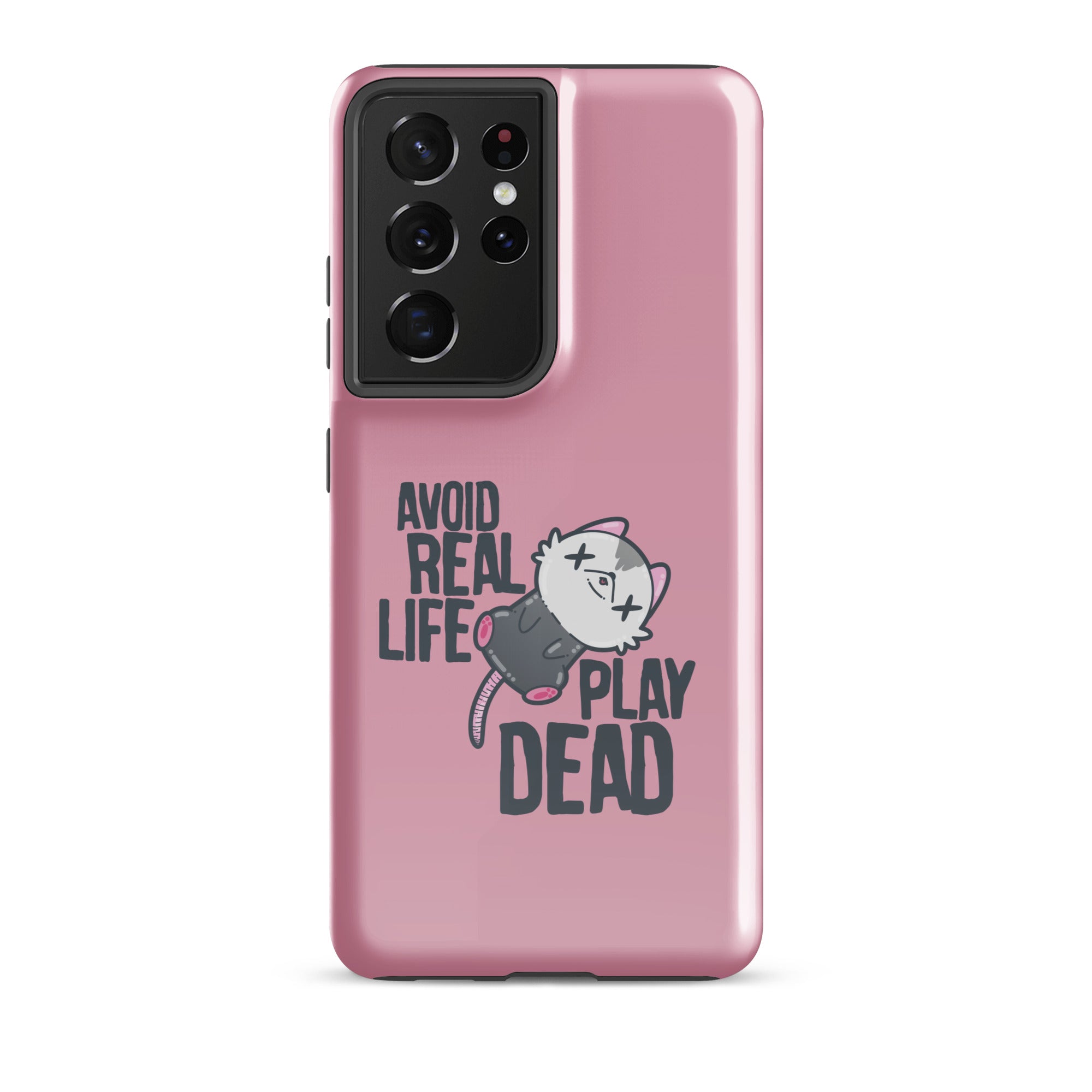 AVOID REAL LIFE PLAY DEAD - Tough case for Samsung® - ChubbleGumLLC