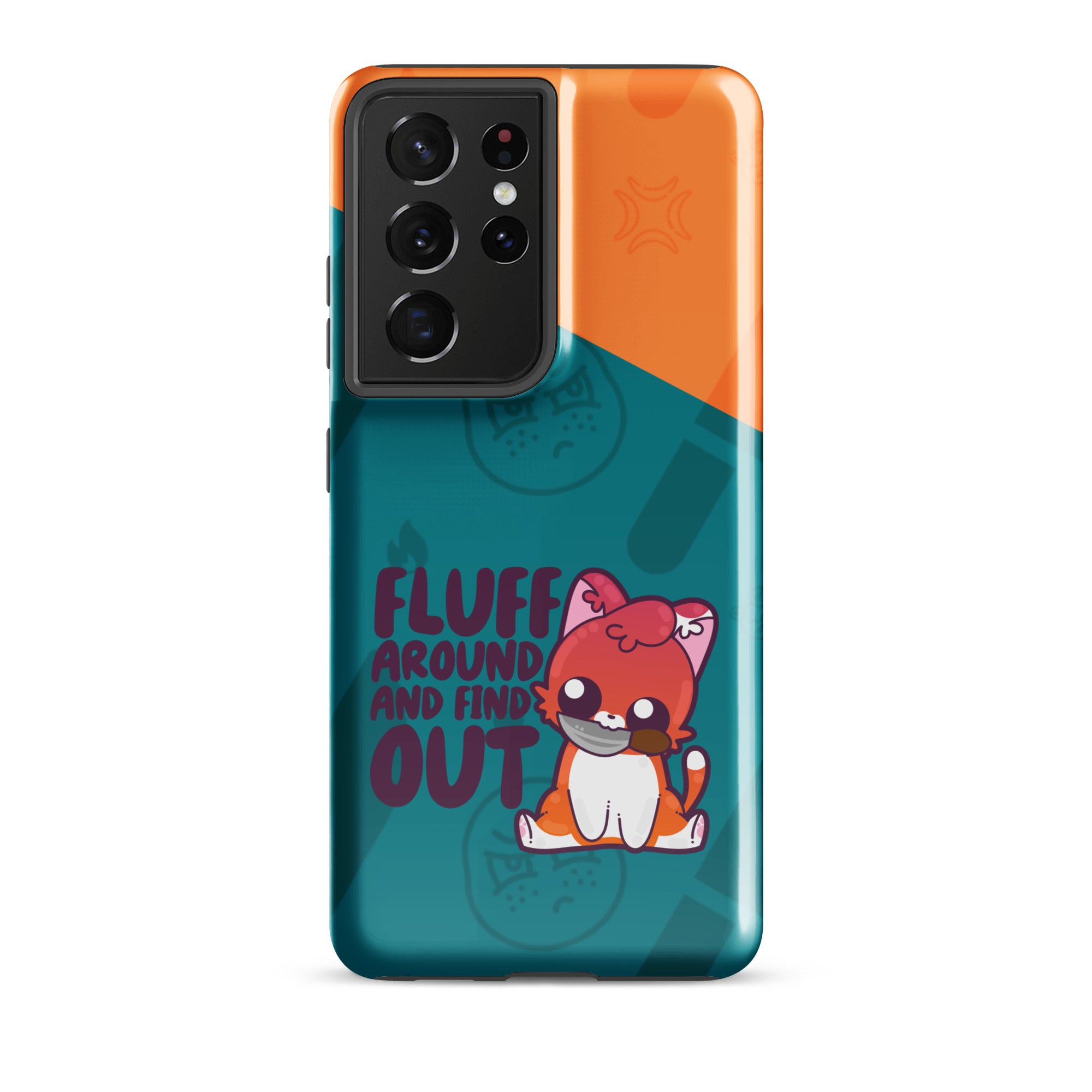 FLUFF AROUND W/BACKGROUND - Tough case for Samsung®