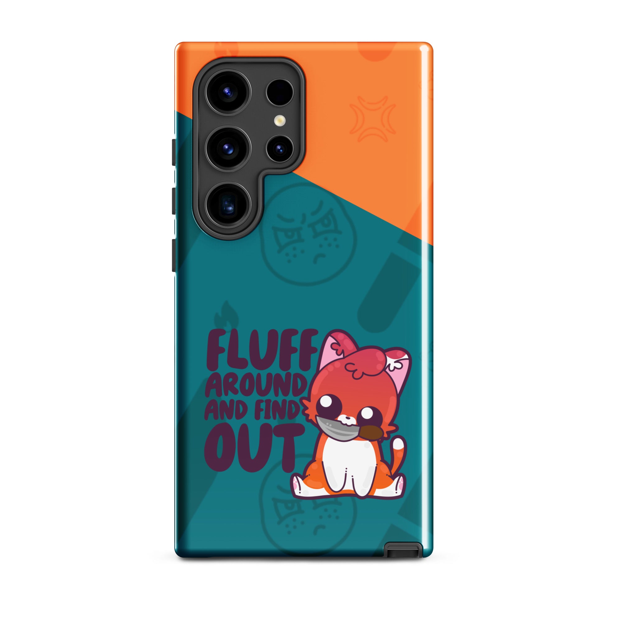 FLUFF AROUND W/BACKGROUND - Tough case for Samsung®