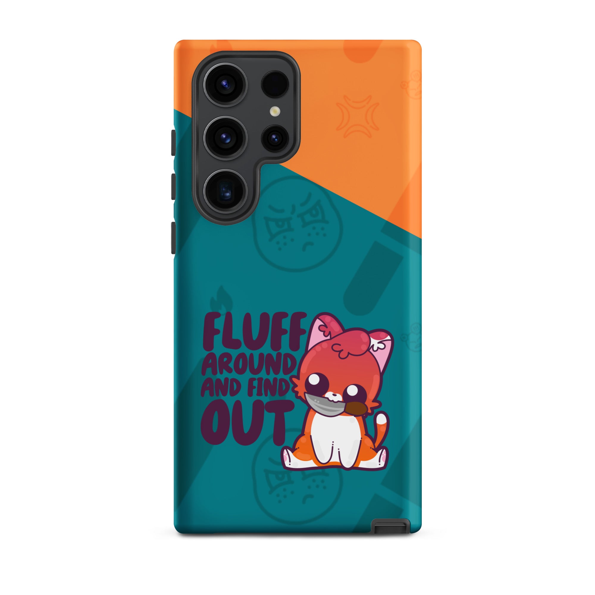 FLUFF AROUND W/BACKGROUND - Tough case for Samsung®